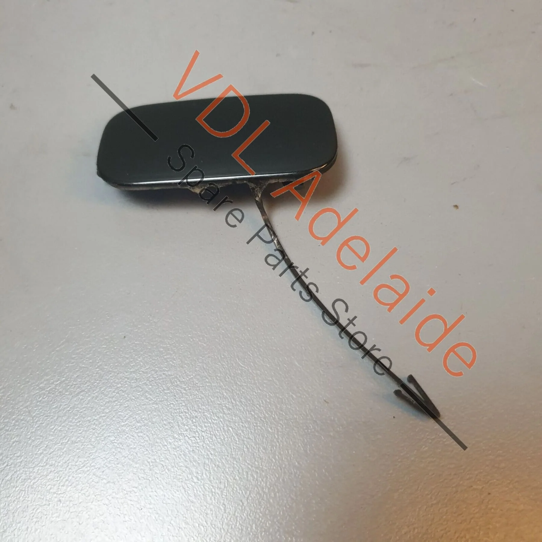 Audi A8 4H Rear Bumper Tow Towing Eye Cap Cover 4J4J Metallic Brown 4H0807441 - Image 2