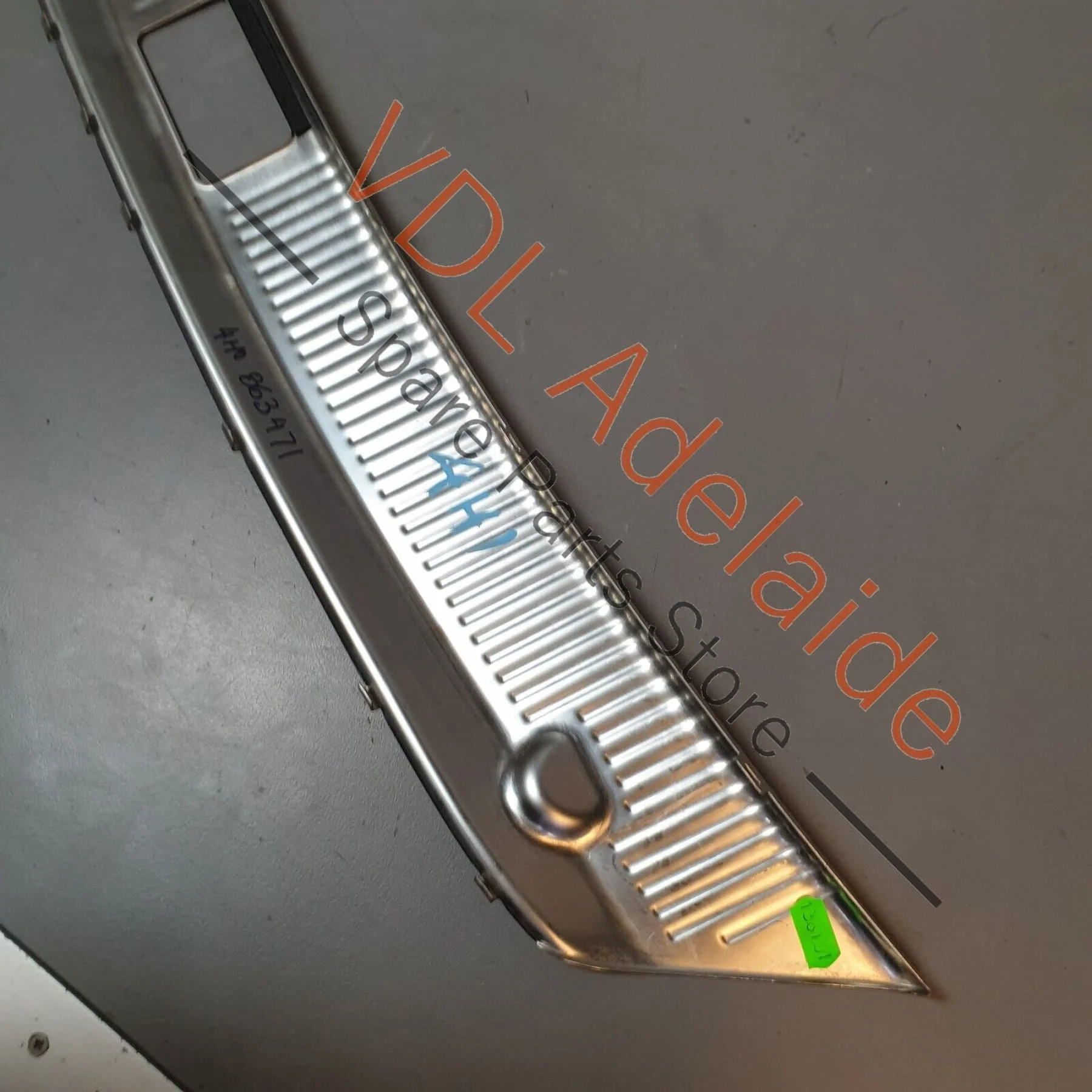 Audi A8 4H Rear Boot Trunk Cargo Loading Stainless Steel Protective Trim 4H0863471C - Image 6