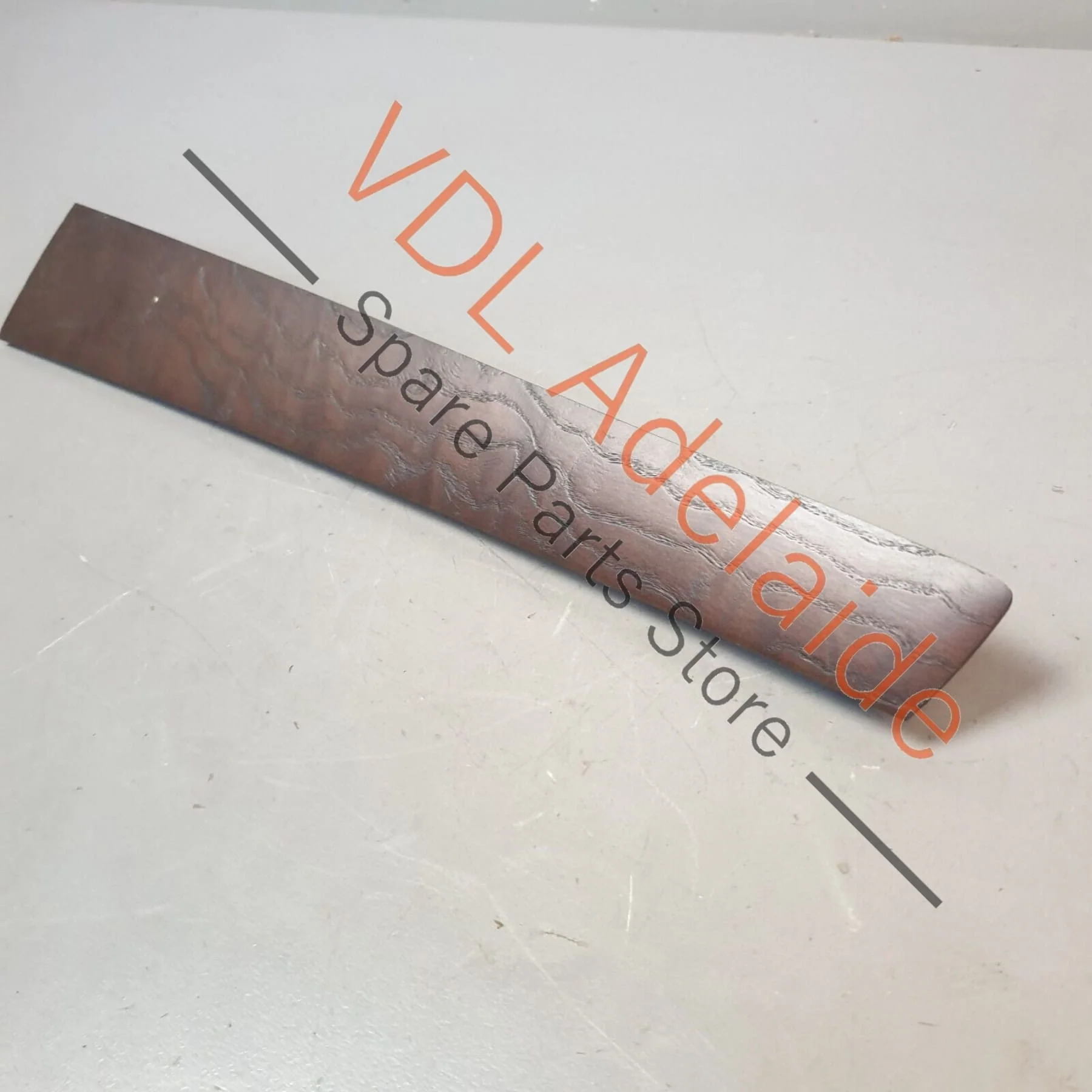 Audi A8 4H Rear Right Door Trim Insert Wood Ash Grain Balsamico Brown 4H0867420E - Image 6