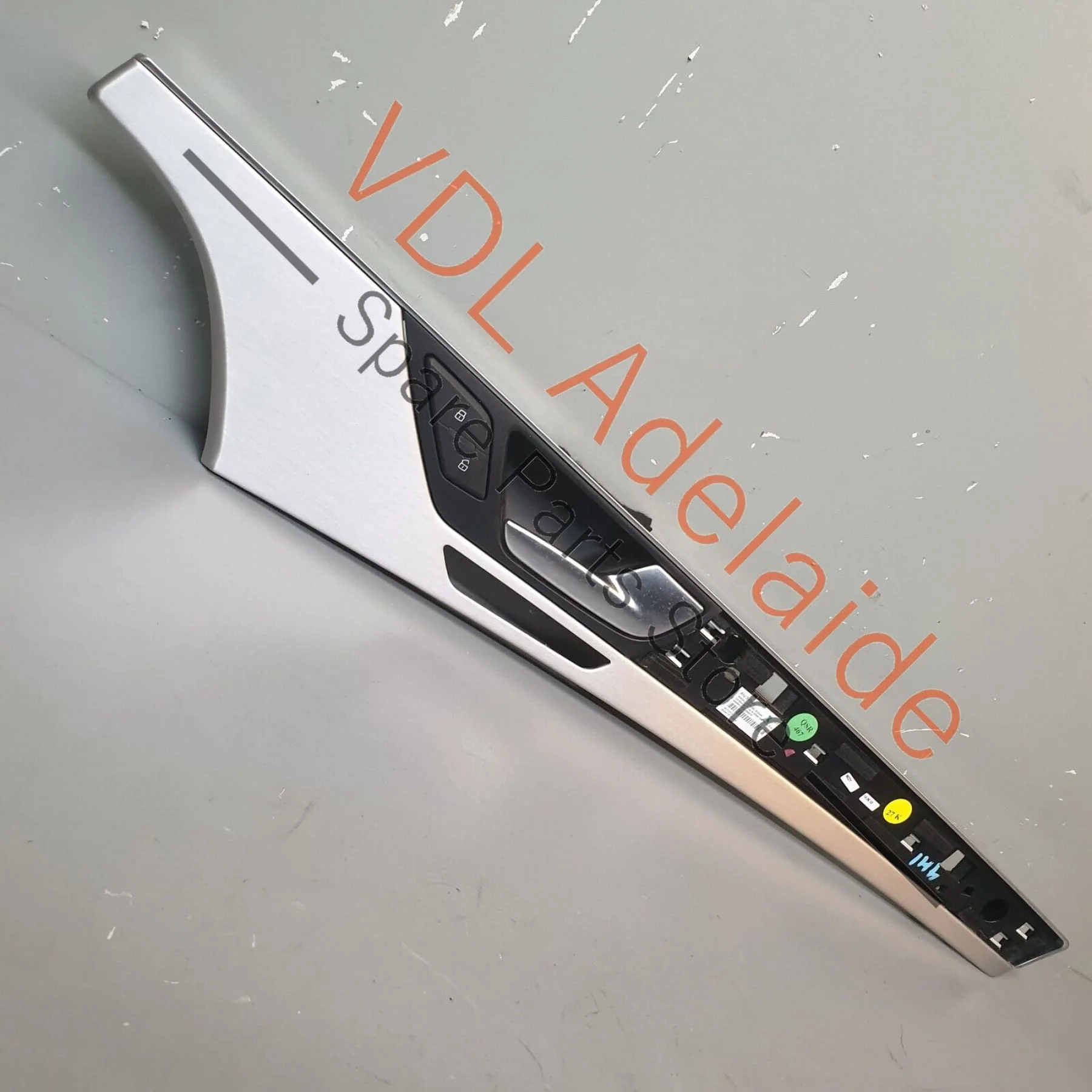 Audi A8 4H 2010-2017 Front Right Door Trim Insert Brushed Aluminium 4H0867068E - Image 3