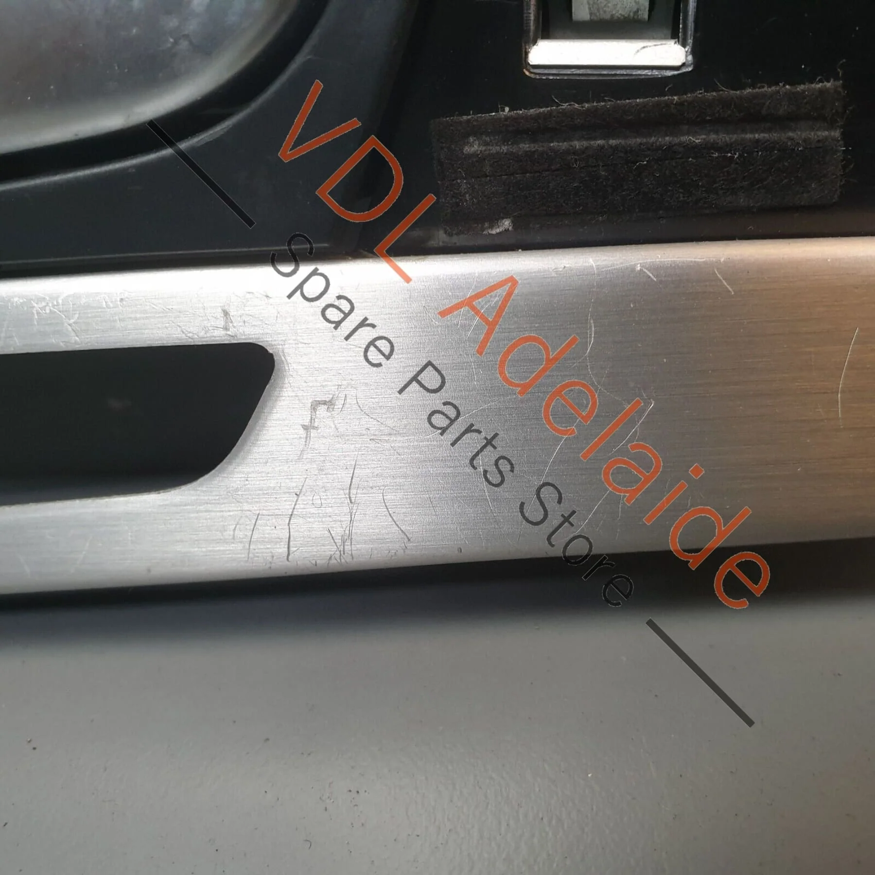 Audi A8 4H 2010-2017 Front Right Door Trim Insert Brushed Aluminium 4H0867068E - Image 6