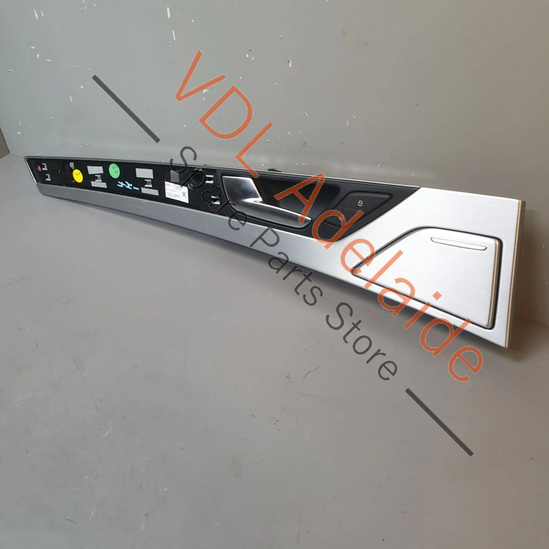 Audi A8 4H 2010-2017 Rear Left Door Trim Insert Brushed Aluminium 4H0867085B