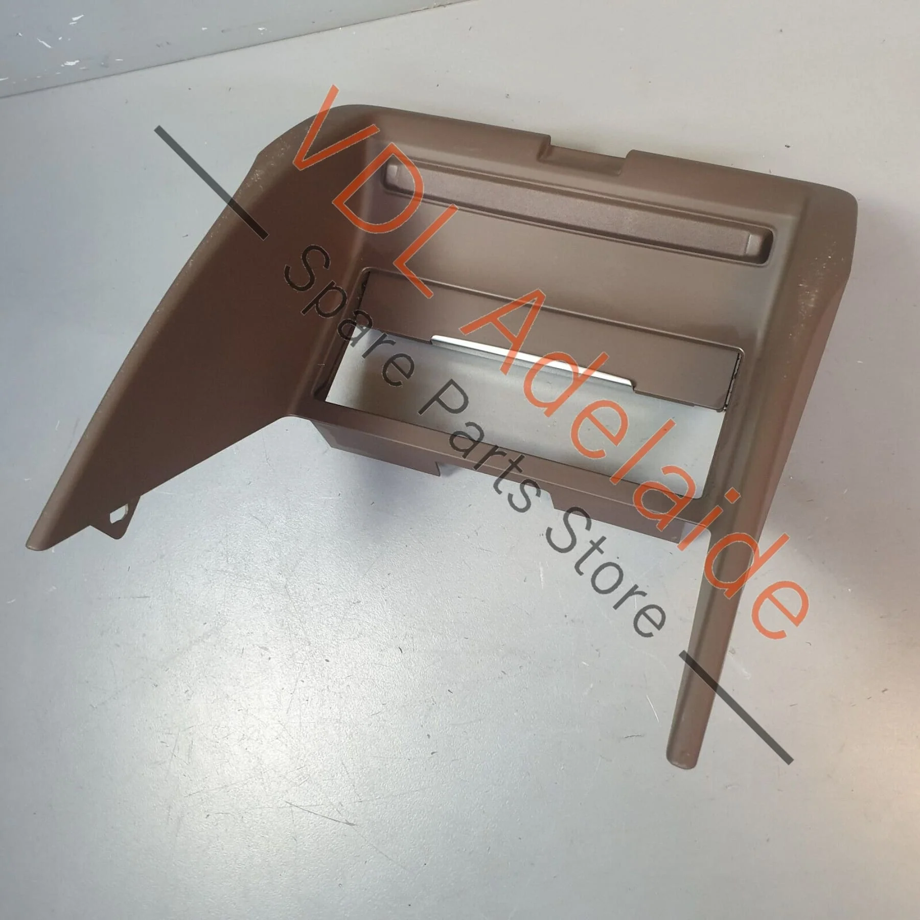 Audi A8 4H Rear Arm Rest Console Lid Box Cabinet 4H0886828A DF3 Picco brown - Image 6