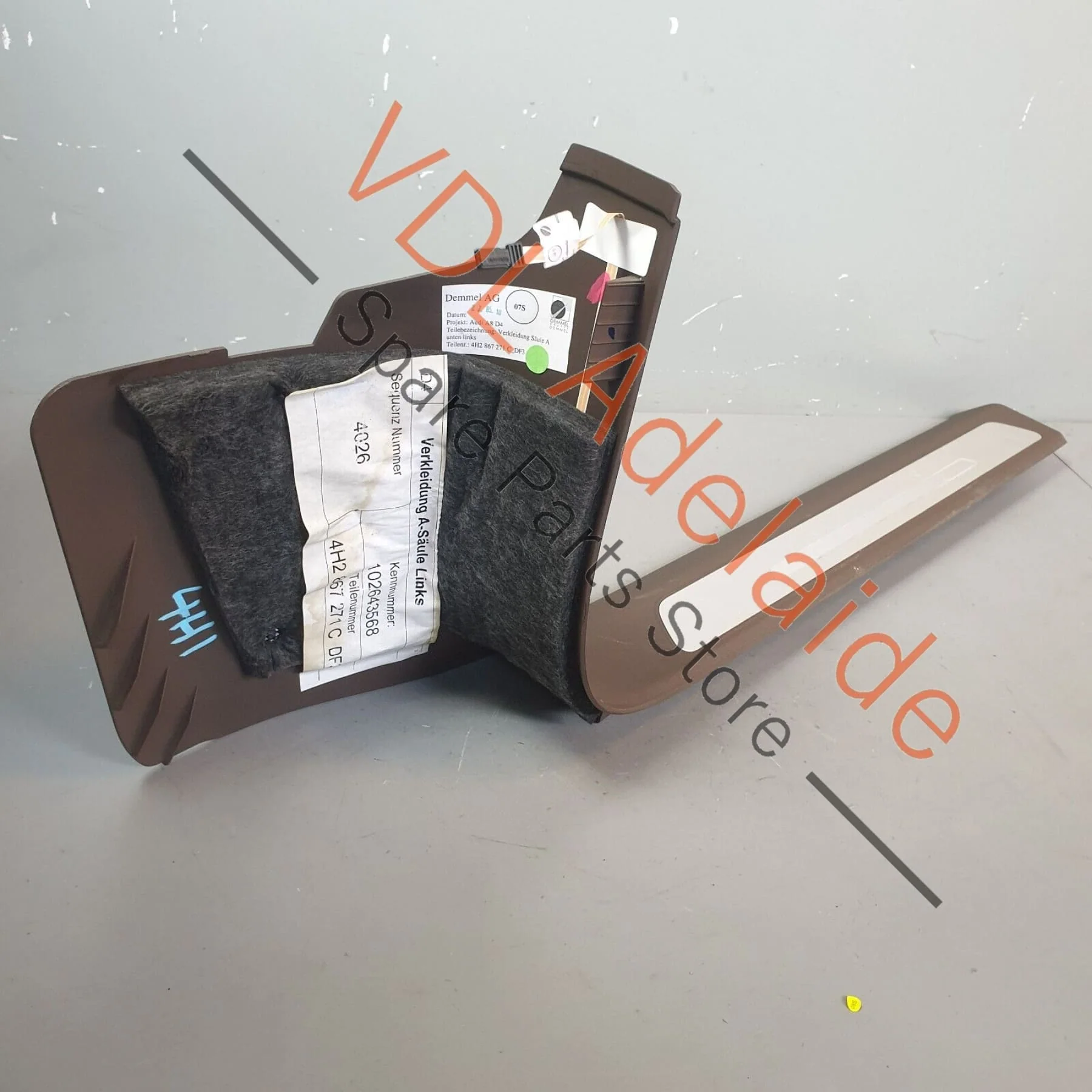 Audi A8 4H Illuminated Sill Panel Trim Door Entry Lighting Strip Front Left 4H2867271C - Image 10