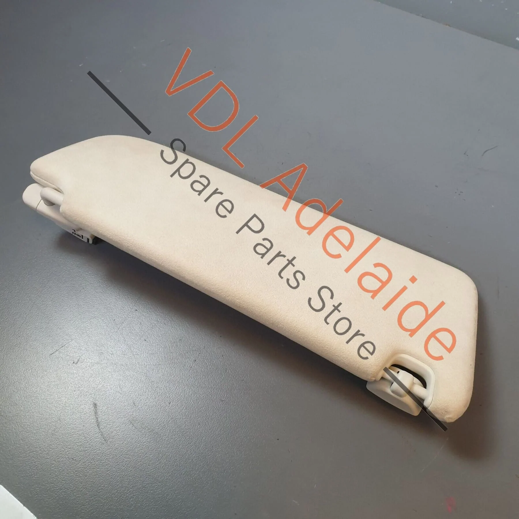 Audi A8 4H Left Side Sun Visor Snow White (cream) 4H0857551D ED3 - Image 5