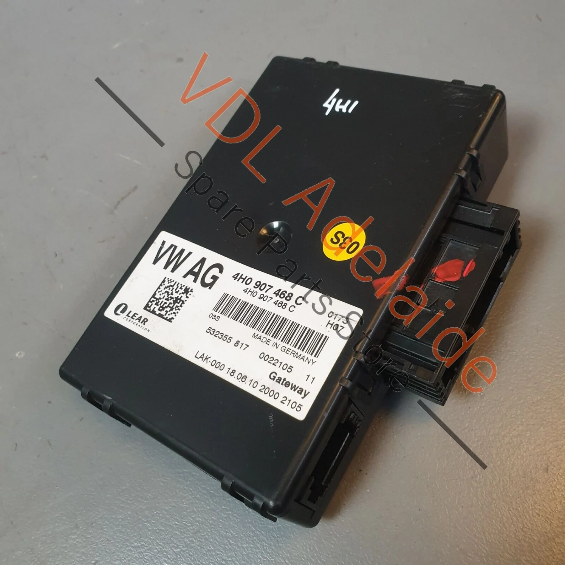 Audi A8 4H Diagnosis Interface Control Unit CGW Gateway 4H0907468C