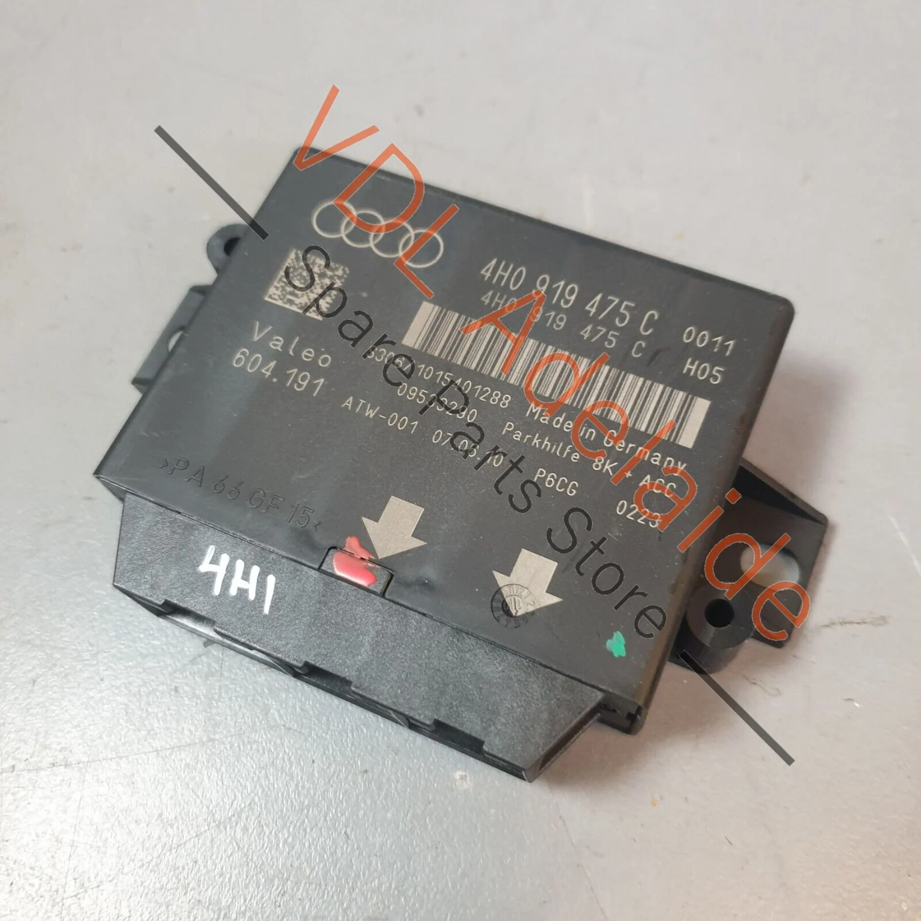 Audi A8 4H Parking Aid PDC Sensor Control Module Suit 8x Sensor Setup 4H0919475H