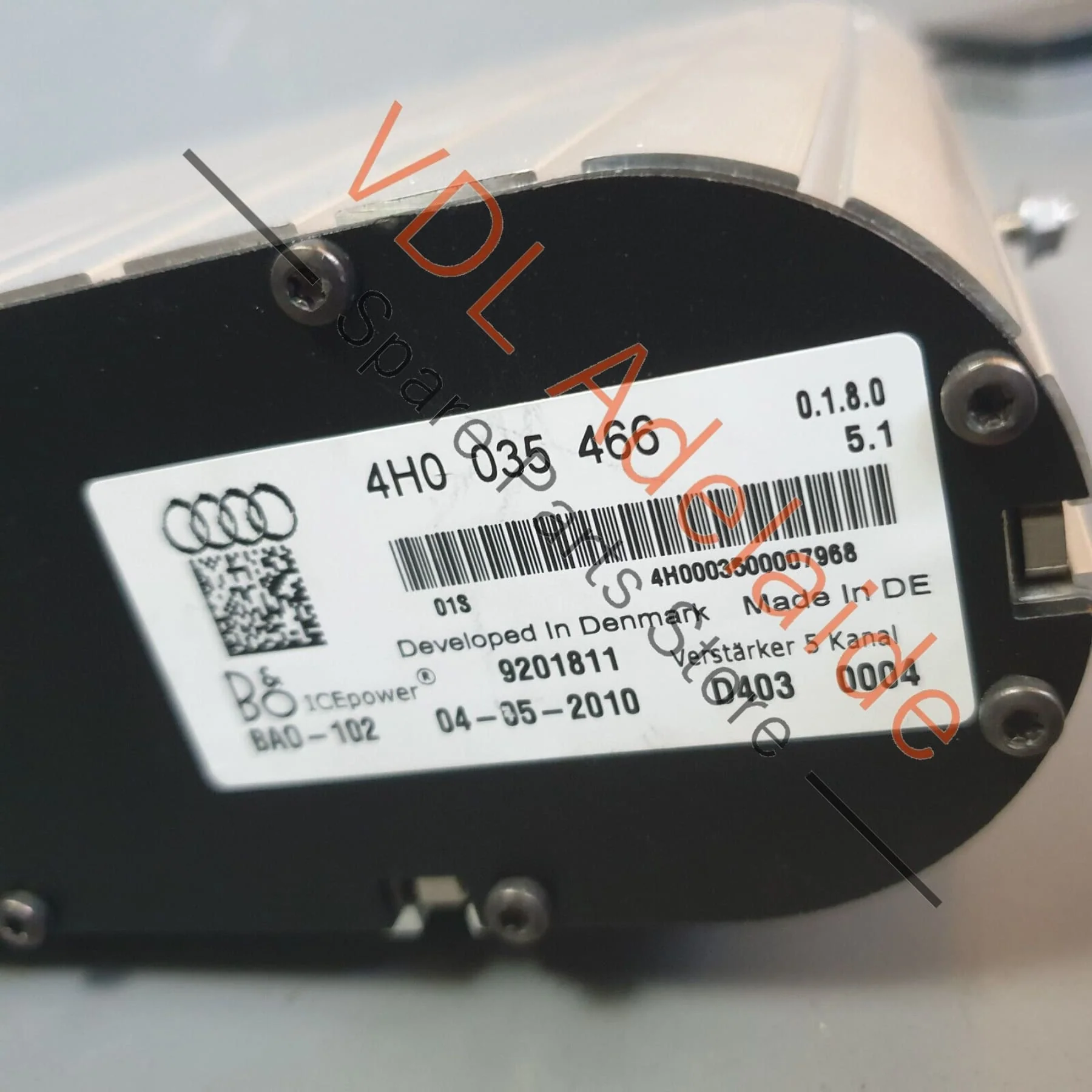 Genuine Audi A8 4H Bang & Olufsen Audio Amplifier for Premium Sound 4H0035466 - Image 3