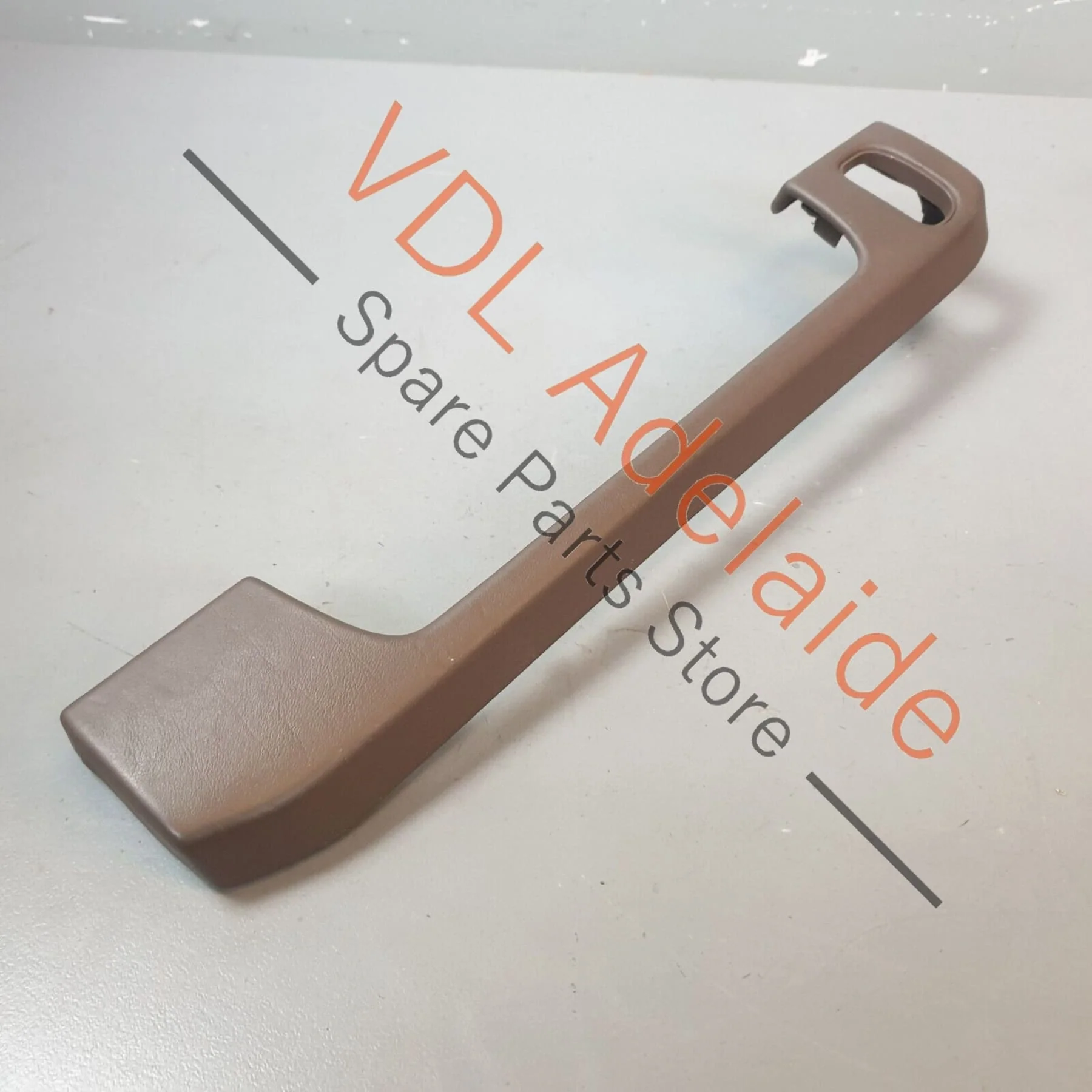 Audi A8 4H Dashboard Key Hole Trim Brown Leather for RHD 4H2857289D DP3 - Image 4