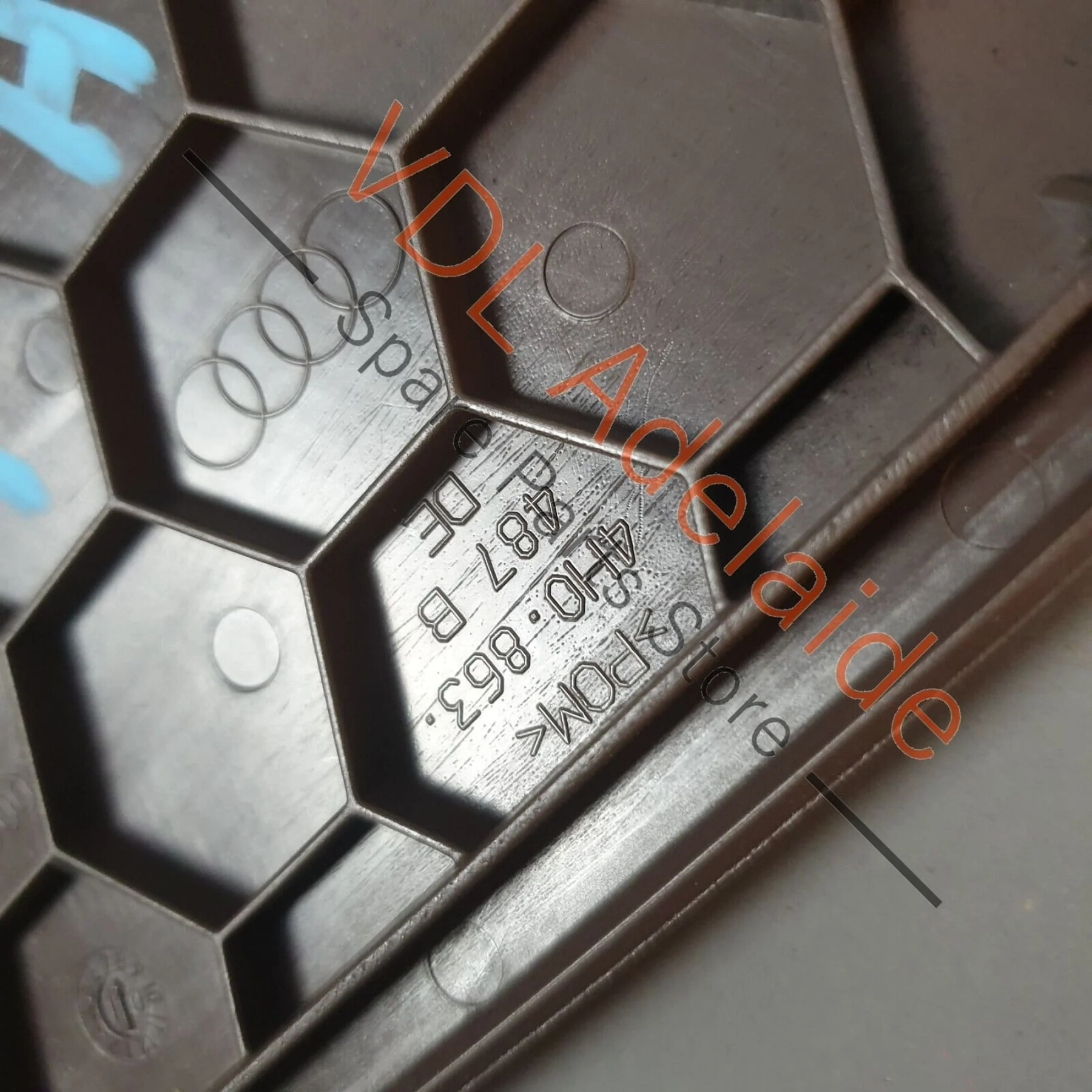 Audi A8 4H Rear Parcel Tray Speaker Cover Trim Bass LHS Left 4H0863487B DC1 - Image 5