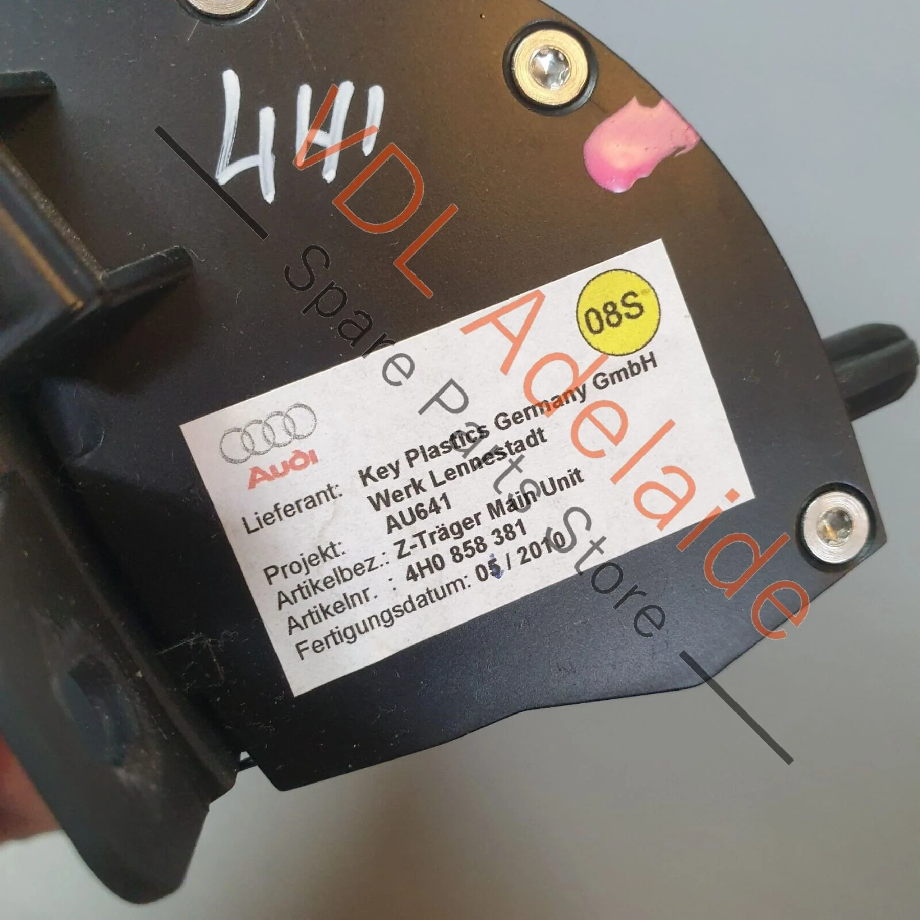 Audi A8 4H Centre Dash Flip Down Open Panel for Main MIB Unit 4H0858381A - Image 4