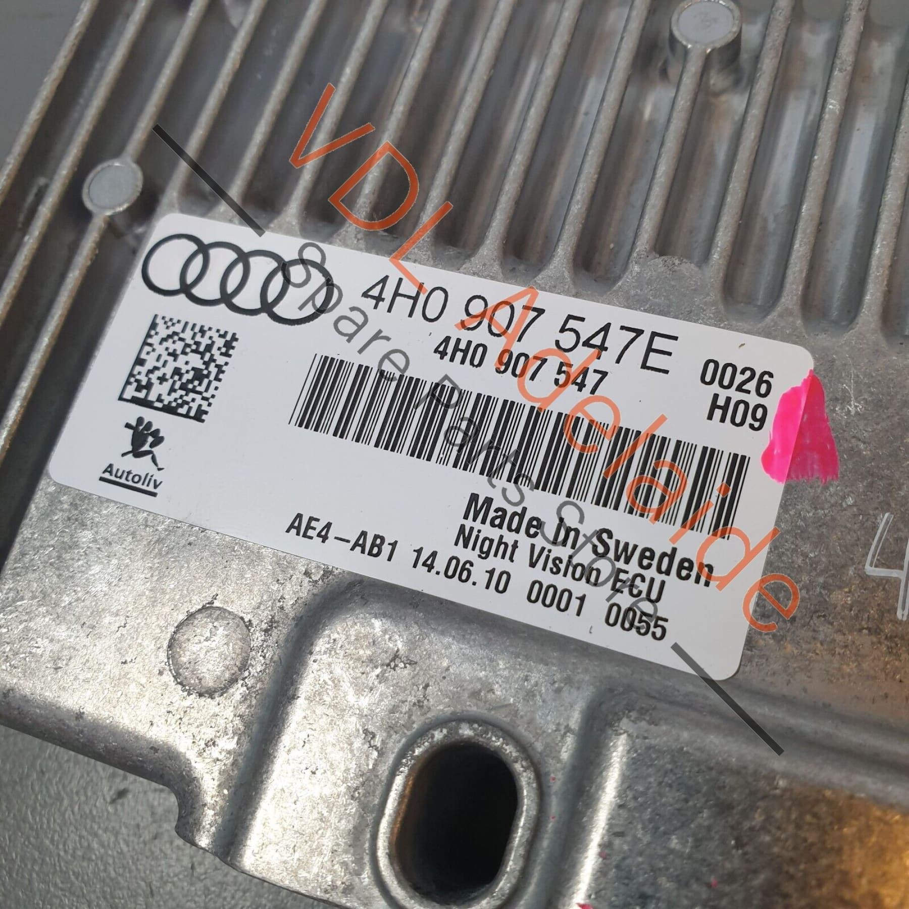 Audi A8 4H Control Module Unit for Night Vision ECU 4H0907547