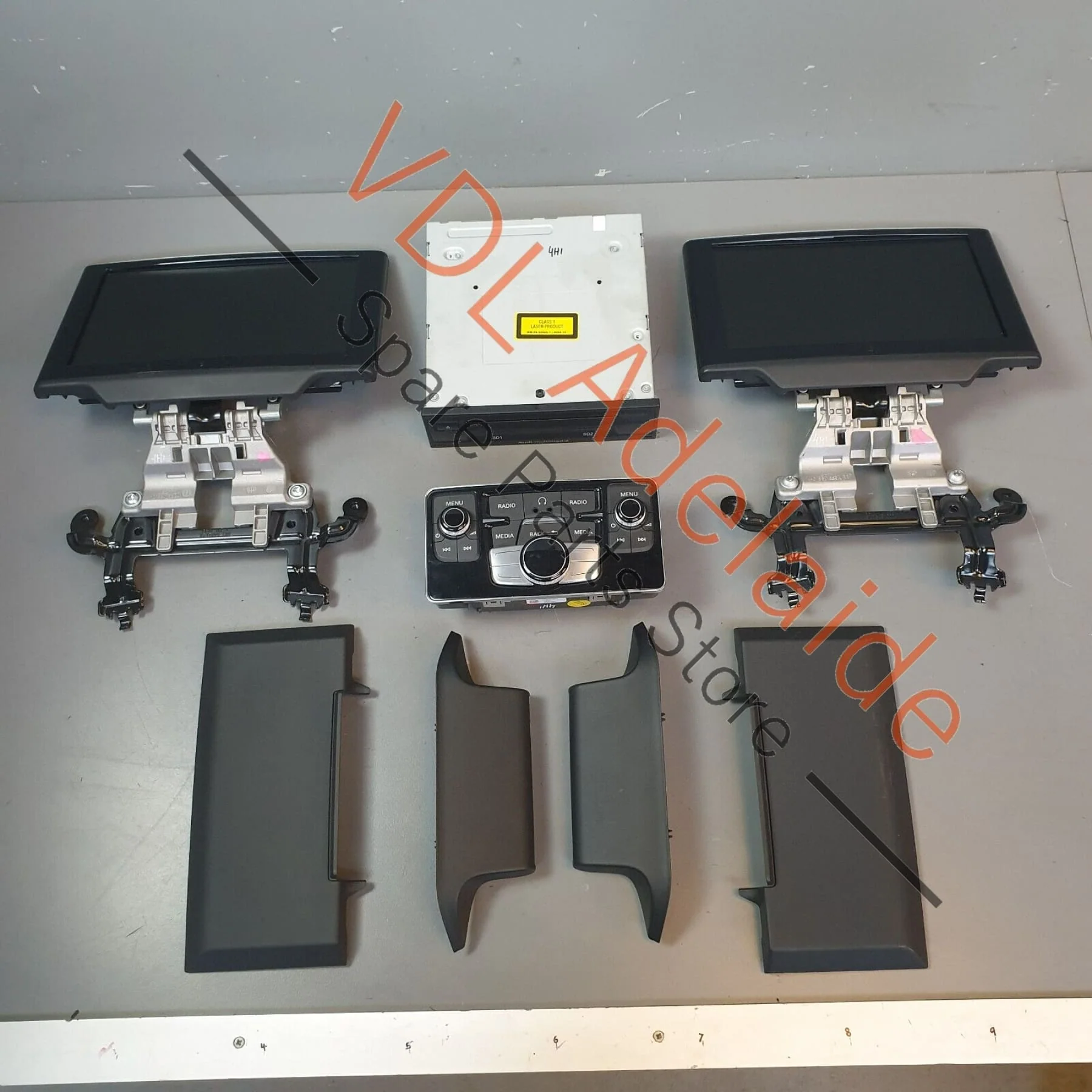 Audi A8 4H Rear Seat Passenger LCD TV Screen Entertainment Package System