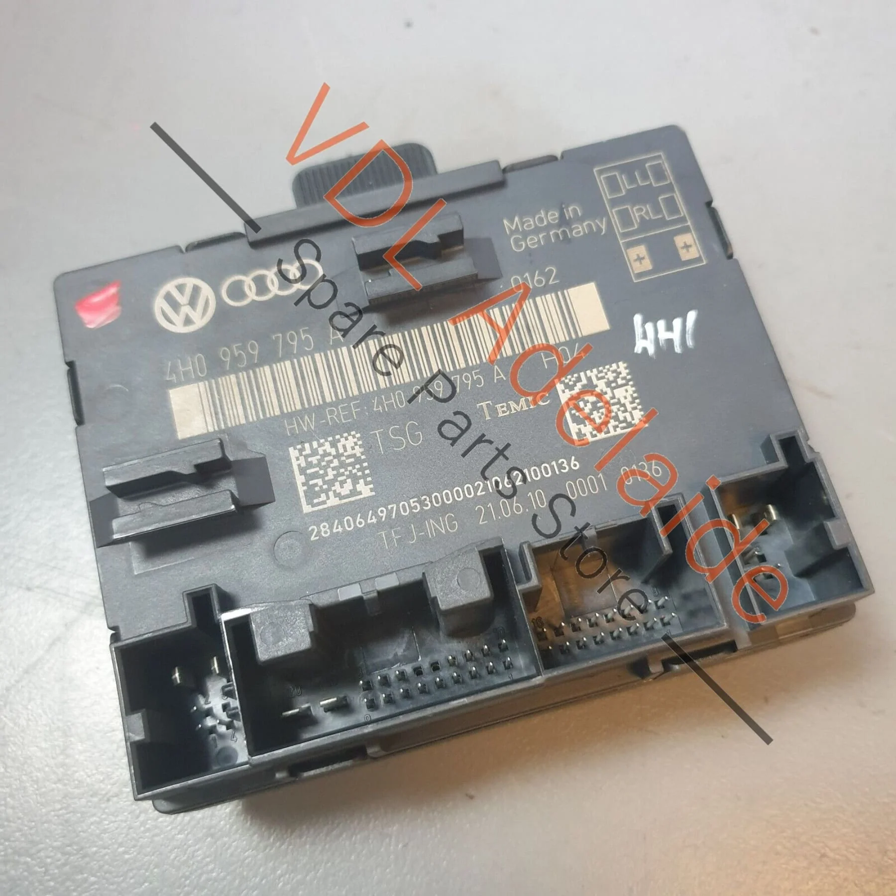 Audi A8 4H Door Control Unit Module Passenger Rear 4H0959795A