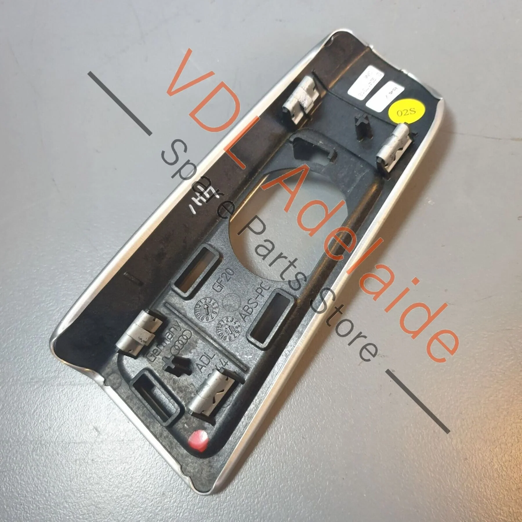 Audi A8 4H Right Side B Pillar Speaker Trim Brushed Silver Aluminium 4H0868144B - Image 6