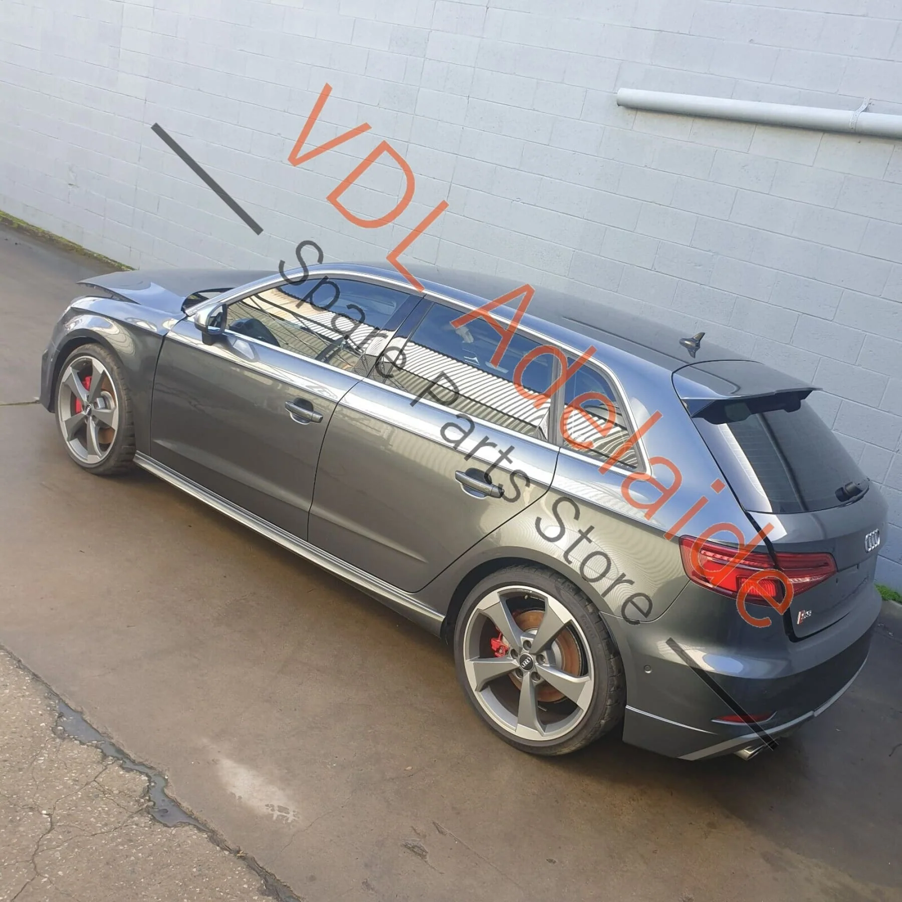Audi S3 8V.5 Sportback 2014-20 Rear Hatch Lid Boot Panel Daytona Grey - Image 10