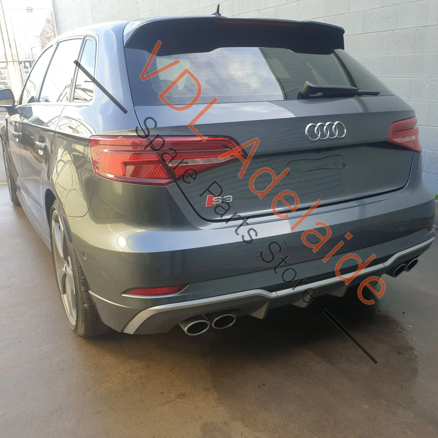 Audi S3 8V.5 Sportback 2014-20 Rear Hatch Lid Boot Panel Daytona Grey - Image 11
