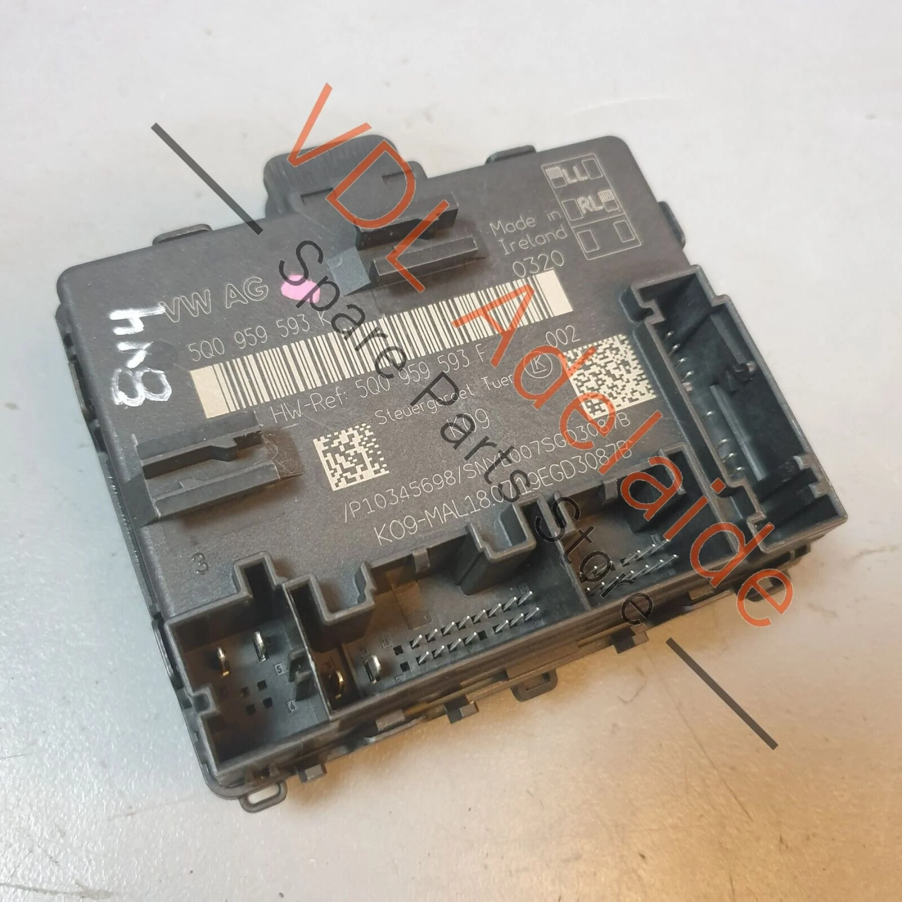Audi A3 S3 Q3 Q2 Front Drivers Side Door Control Module 5Q0959593K
