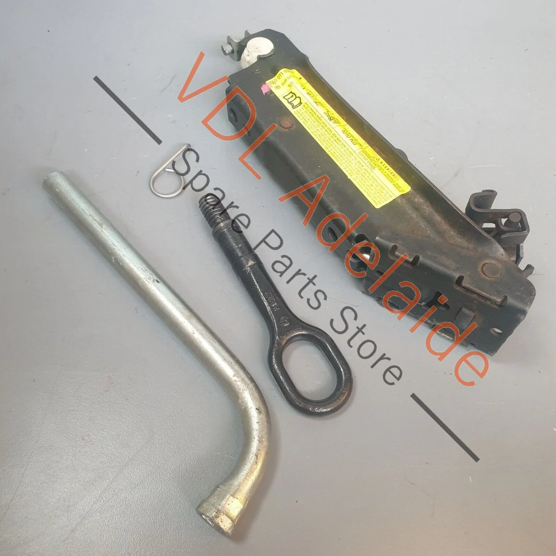 VW Golf MK6 MK5 GTi R32 Emergency Flat Tyre Jack Spanner Wheel Wrench Tool Kit - Image 3