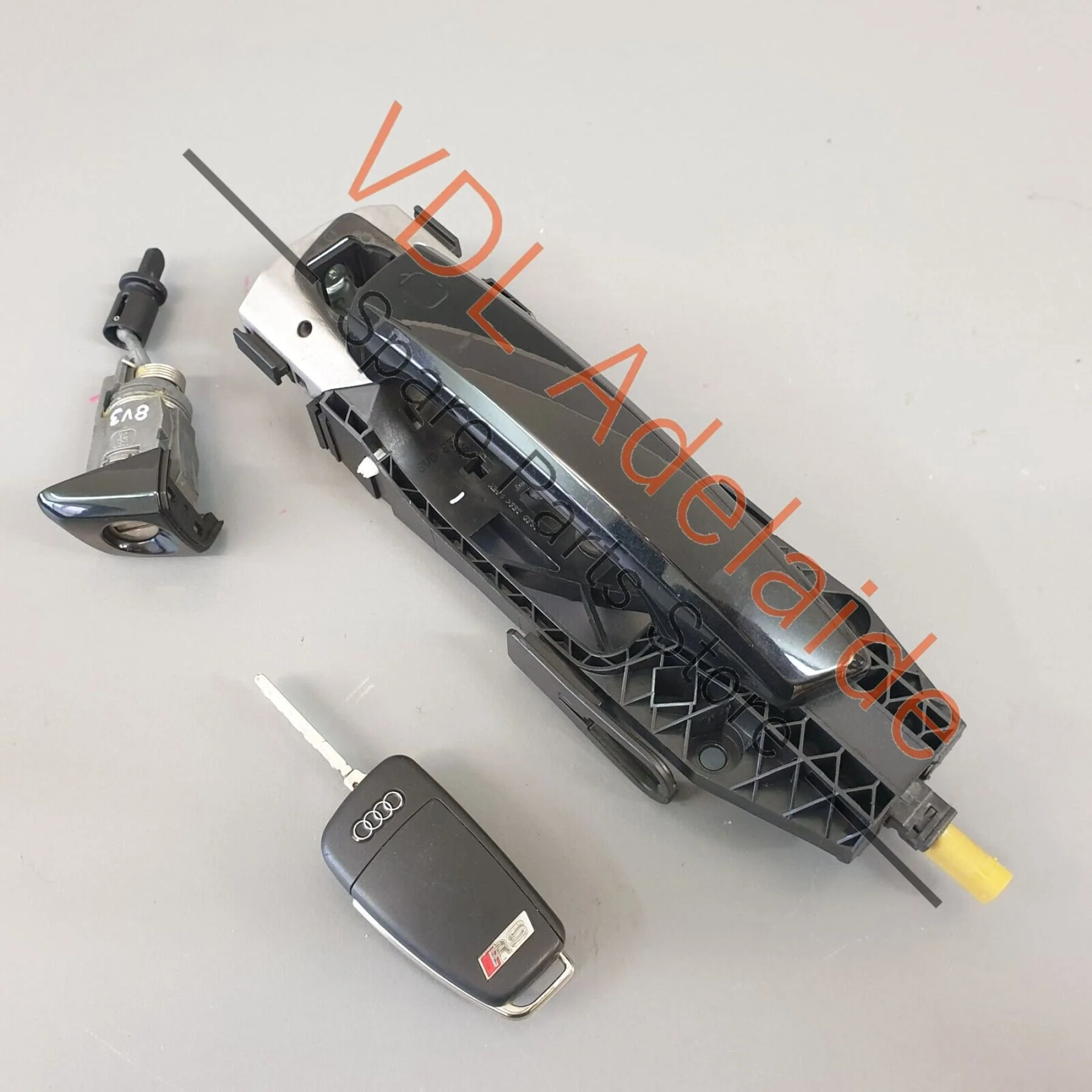 Audi RS3 8V Front Right Driver Exterior Door Handle & Lock with Key & Sensor RHD - Image 7