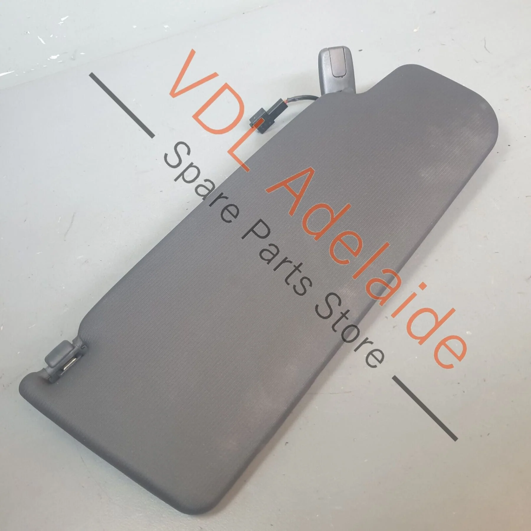 VW Golf MK5 R32 GTi Left Side Sun Visor with Vanity Mirror Black / Charcoal - Image 9