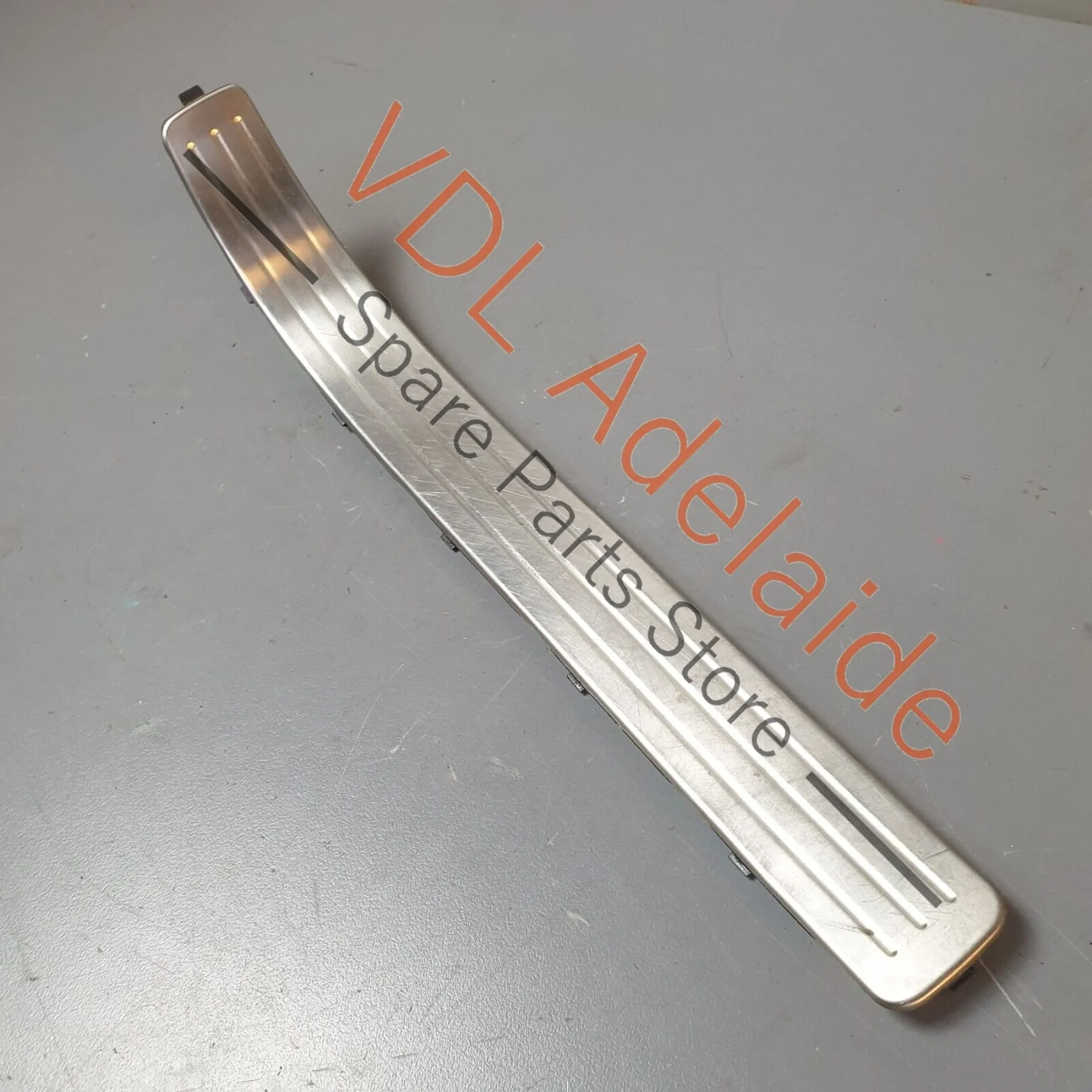 VW Touareg V10 7L Right Rear Door Stainless Steel Entry Trim 7L0853794C