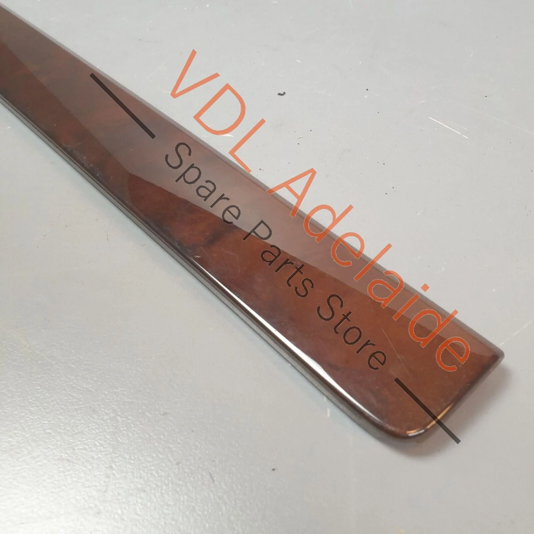 VW Touareg V10 7L Left Rear Burr Wallnut Door Trim Insert 7L6853073B