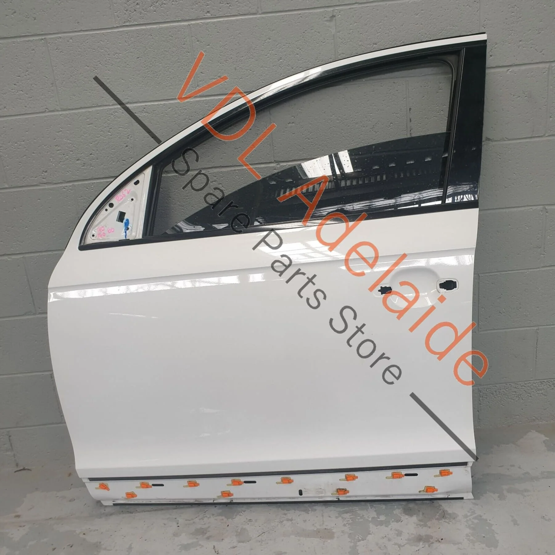 Audi Q7 6.0L V12 4L Front Left Door Shell Panel 2Y2Y White