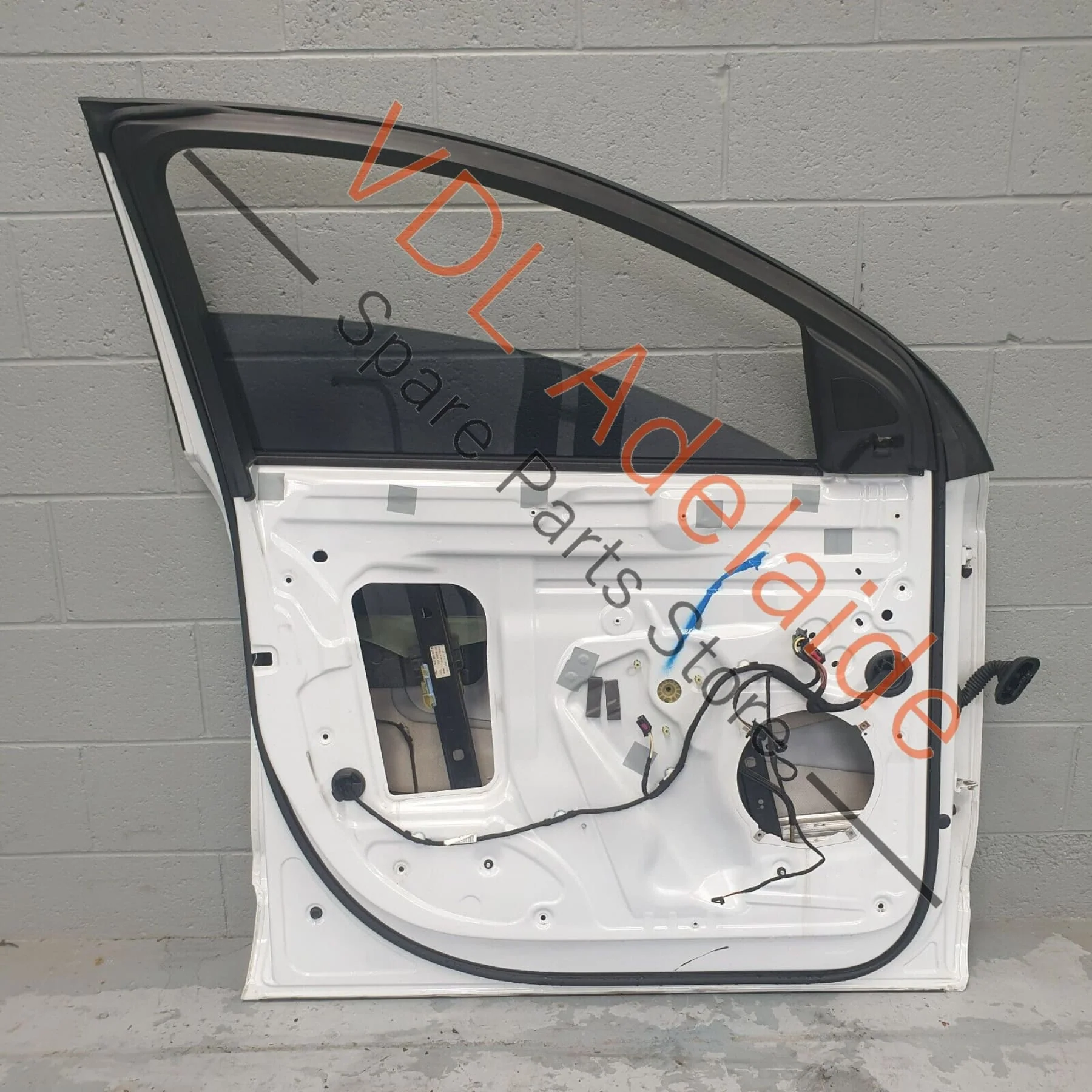 Audi Q7 6.0L V12 4L Front Left Door Shell Panel 2Y2Y White - Image 6