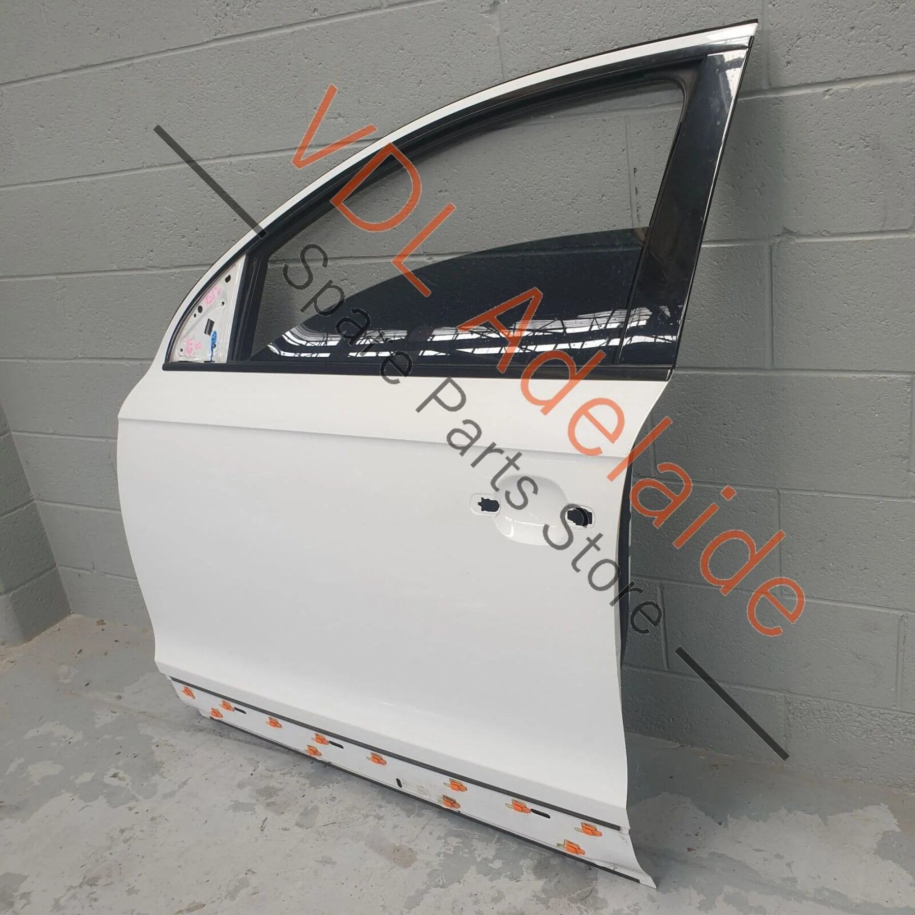 Audi Q7 6.0L V12 4L Front Left Door Shell Panel 2Y2Y White - Image 7