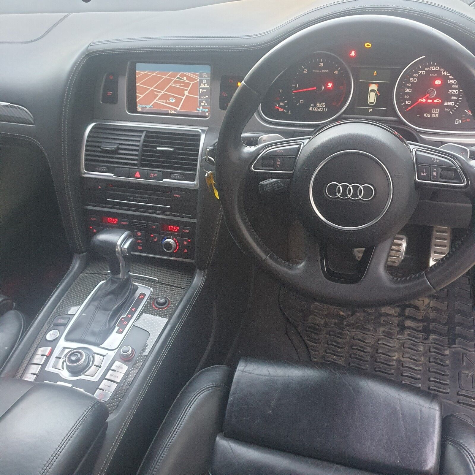 Audi Q7 6.0L V12 4L Rear Right Door Shell Panel Incl Glass 2Y2Y White - Image 9