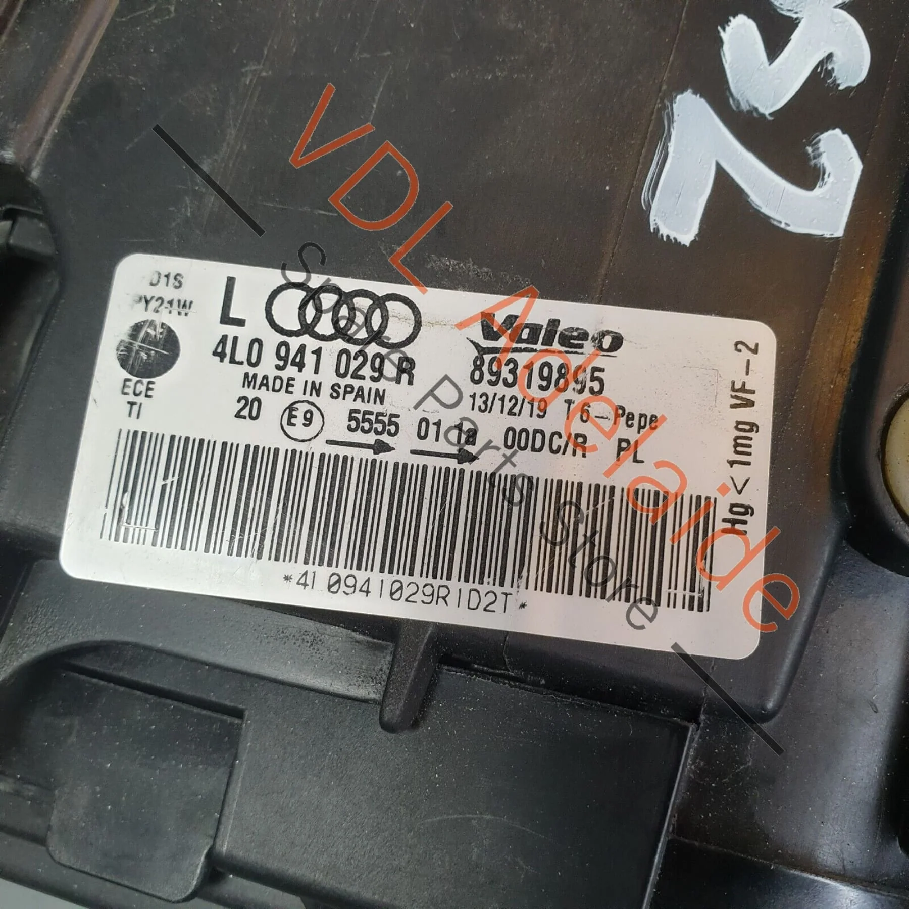 Audi Q7 6.0L V12 4L Complete Left LHS Headlight for V12 Models RHD 4L0941029R - Image 6