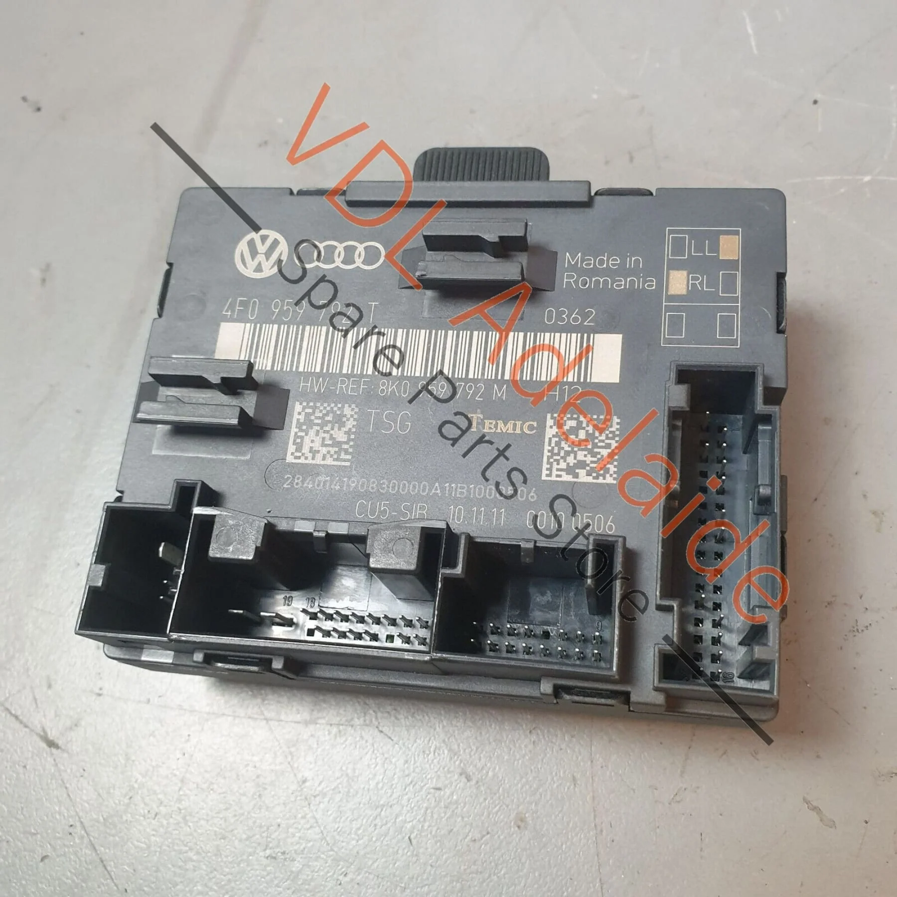 Audi Q7 6.0L V12 4L Front Passenger Side Door Control Module 4F0959792T - Image 6