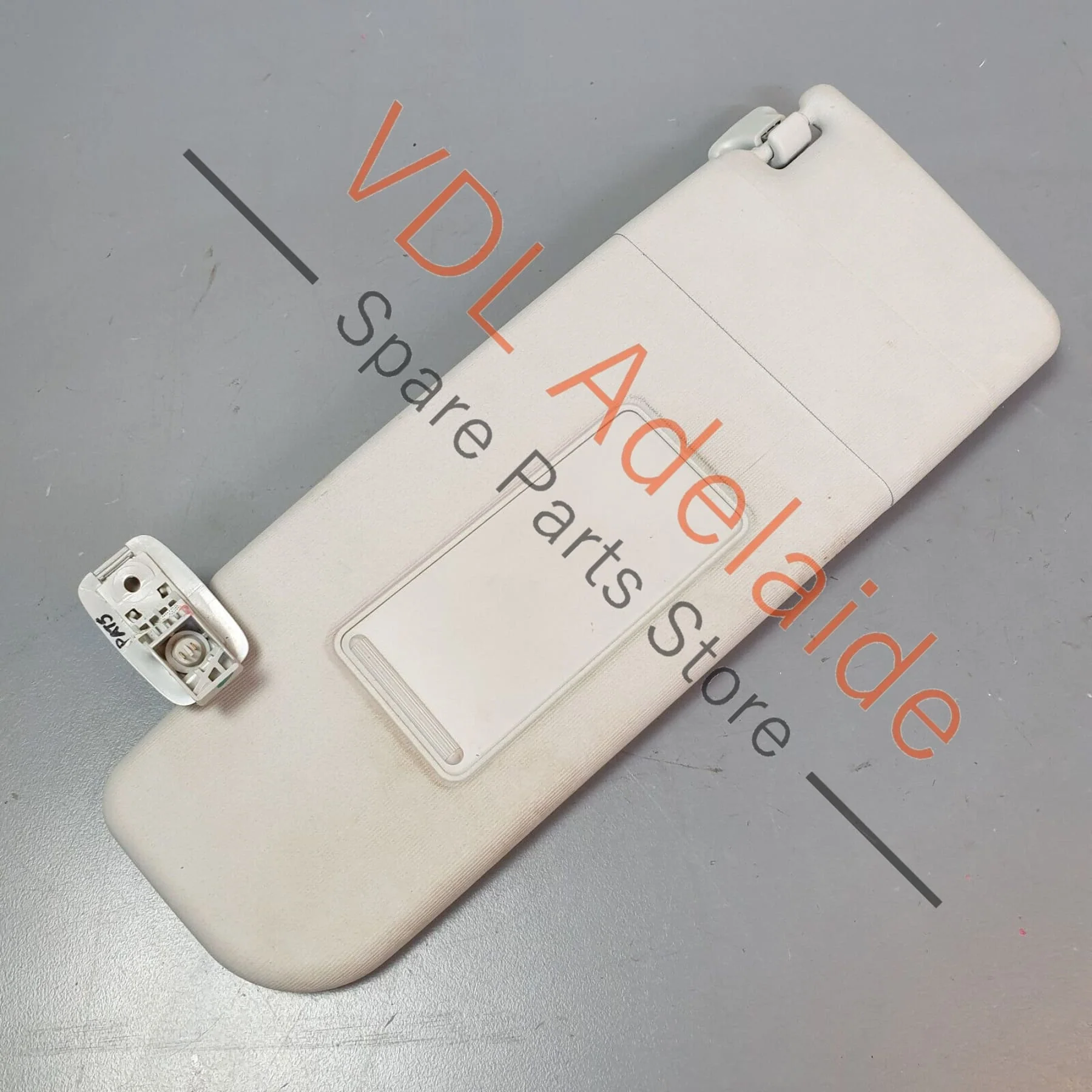 VW R36 Passat 3C B6 Left LHS Sun Visor with Illuminated Mirror 1K0857551 2F4