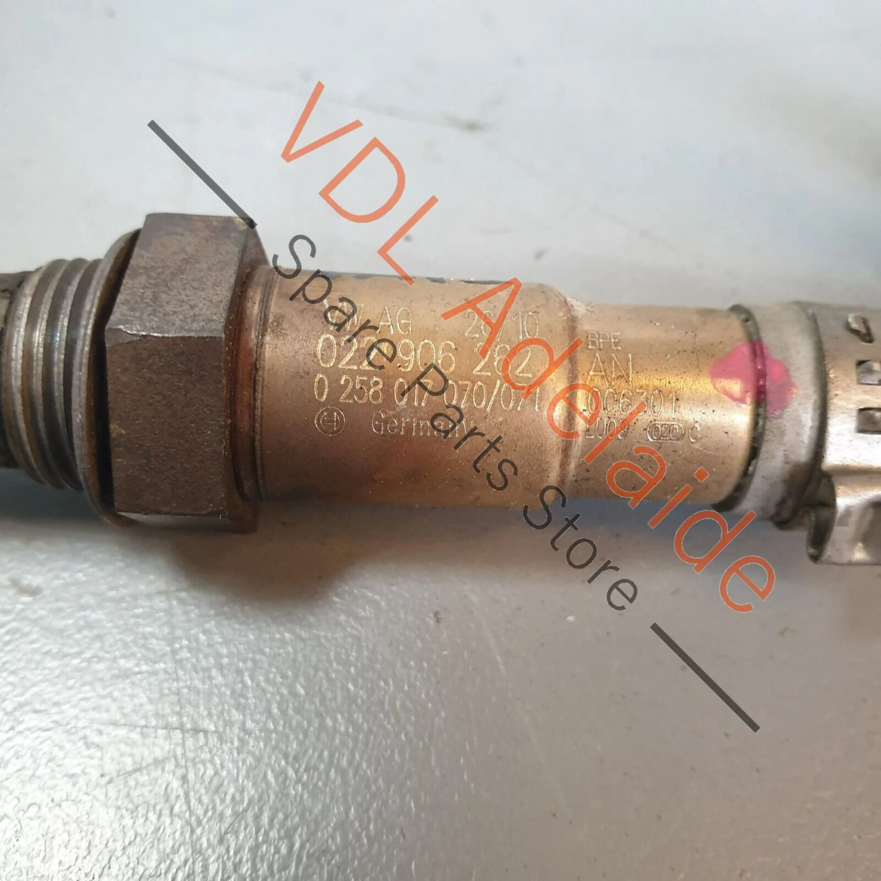 VW R36 Passat 3C B6 Front Left Before Cat Lambda Probe O2 Sensor 022906262AN - Image 3