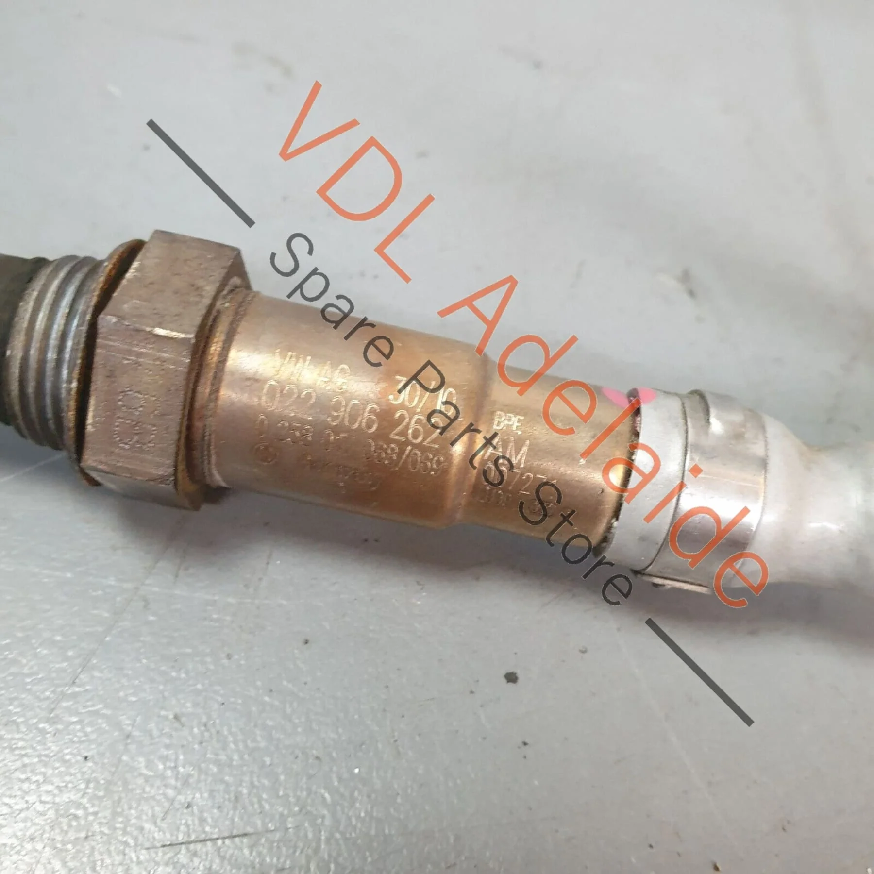 VW R36 Passat 3C B6 Front Right Before Cat Lambda Probe O2 Sensor 022906262AM - Image 3