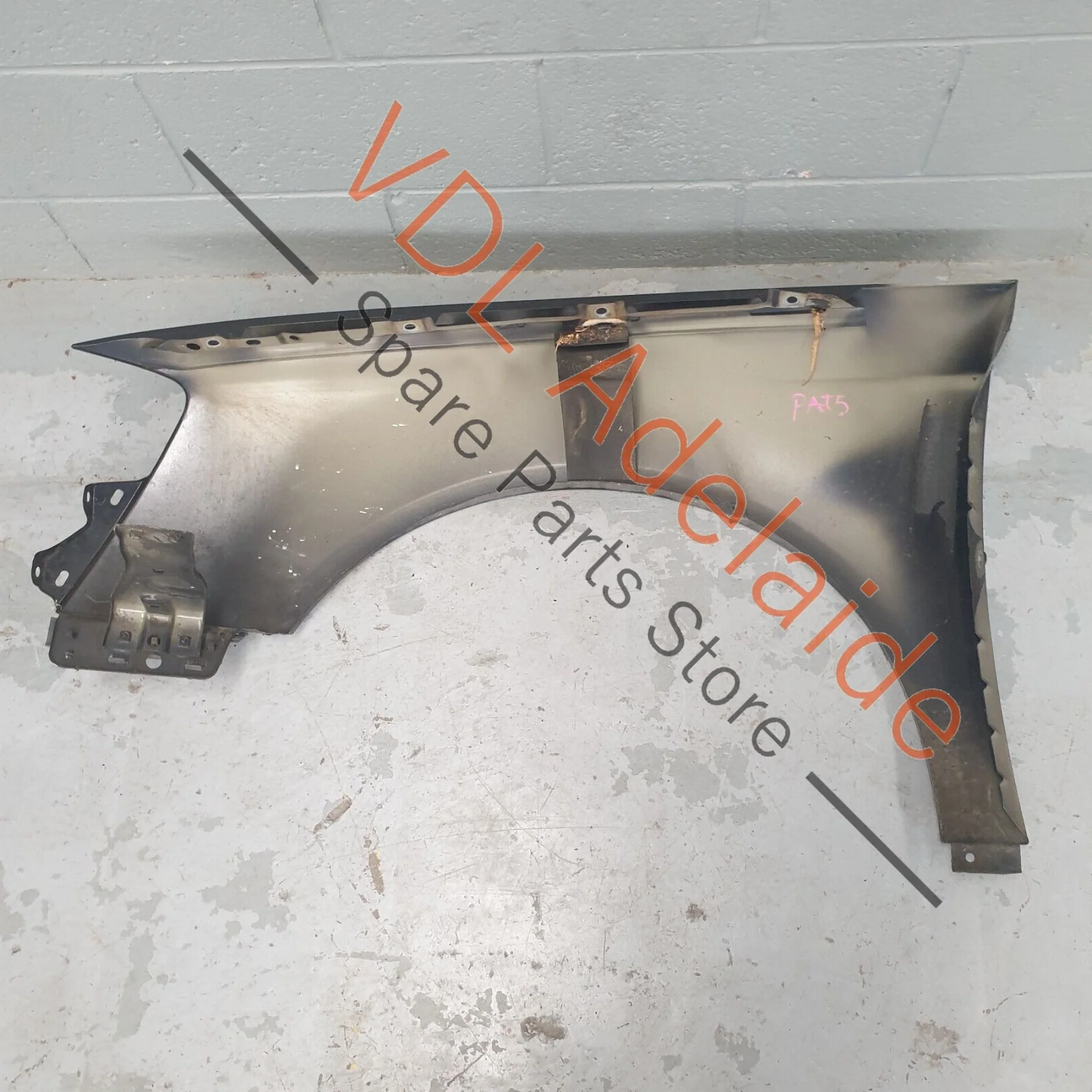 VW R36 Passat 3C B6 Front Right Fender Quarter Panel Mud Guard Deep Black C9X - Image 7