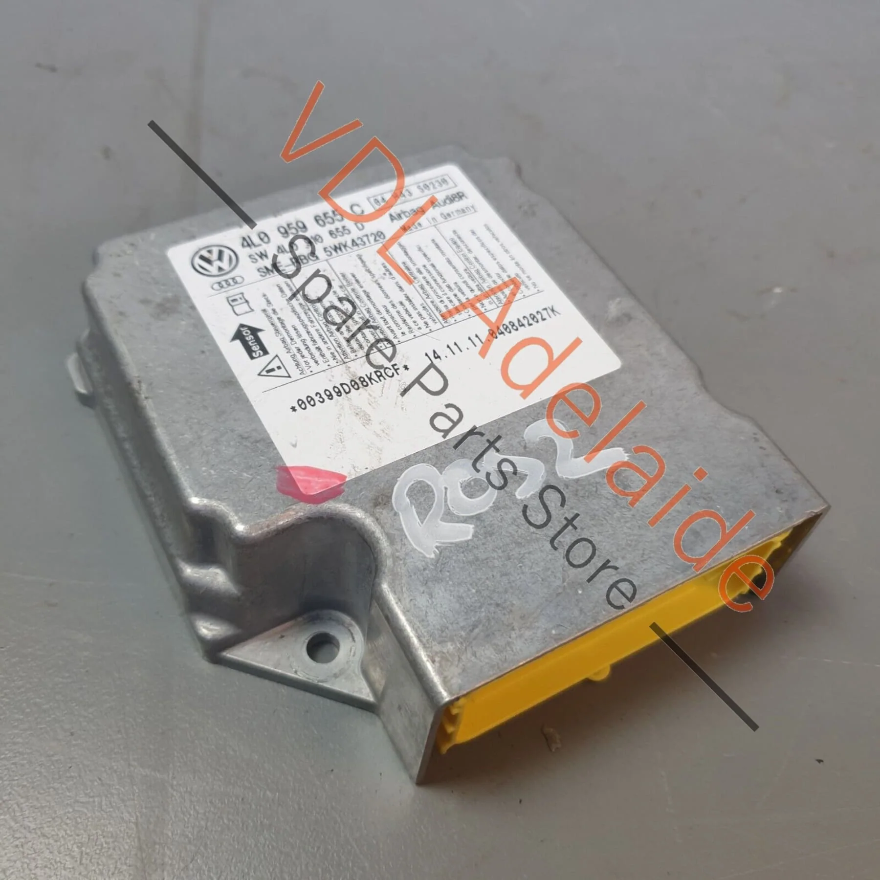 Audi Q7 6.0L V12 4L Control Module No Crash Data 4L0959655C 4L0910655D 002