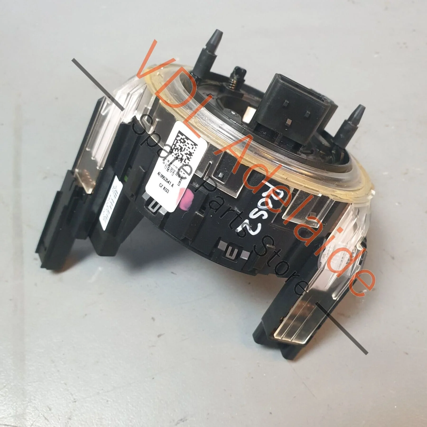 Audi Q7 V12 4L Cancelling Ring W Slip Ring & Steering Sensor Squib Clockspring 4E0953541A - Image 4
