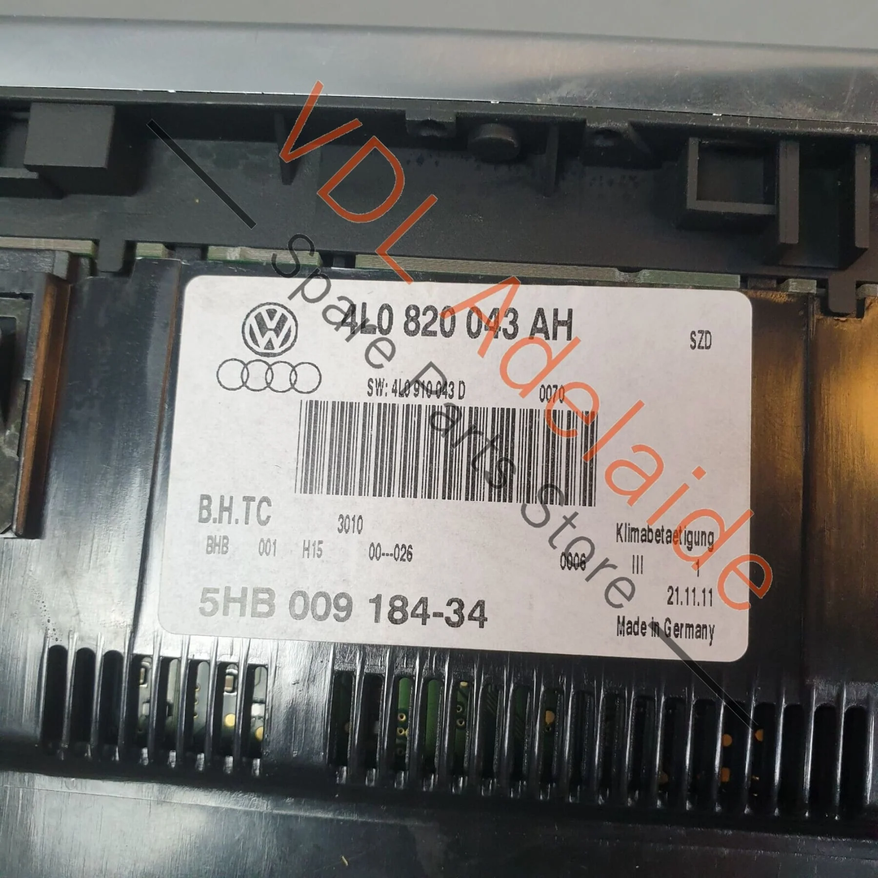 Audi Q7 6.0L V12 4L Climatronic Climate Air Conditioning AC Heating Switch 4L0820043AH - Image 7