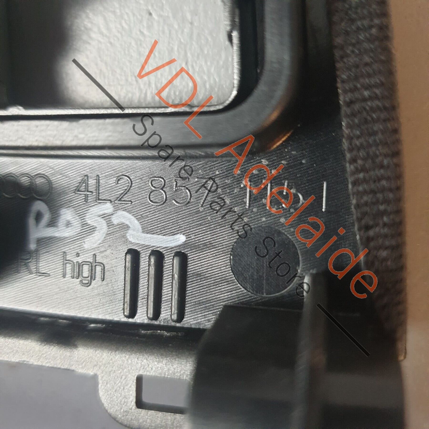 Audi Q7 6.0L V12 4L Trim for Dashboard Instrument Panel Silver 4L2857115L R66 - Image 7