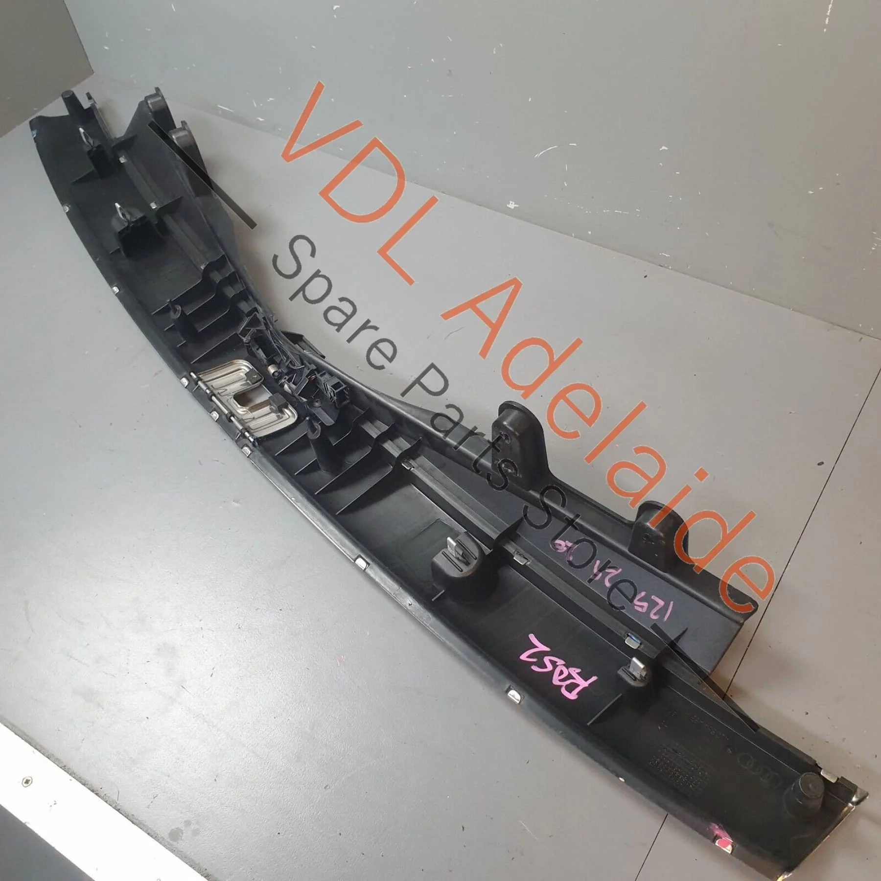 Audi Q7 6.0L V12 4L Rear Boot Trunk Cargo Loading Protection Strip Trim Chrome - Image 4