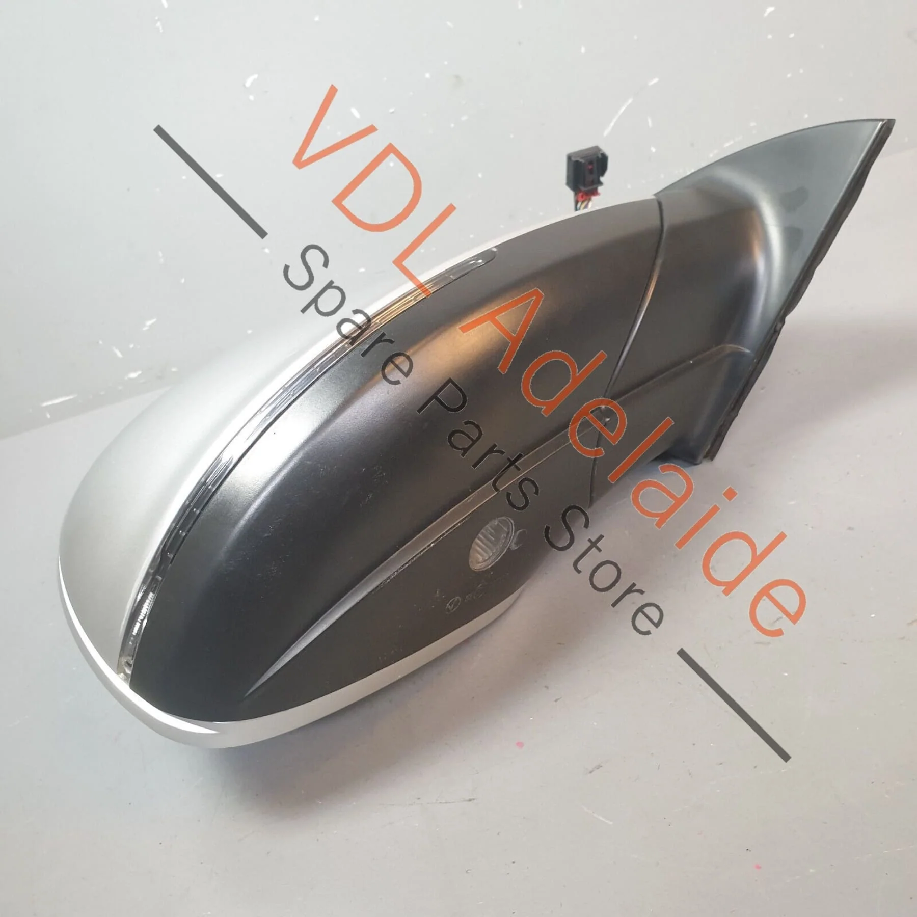 Audi Q7 4L Complete Right Side View Exterior Folding Wing Mirror Matt Silver - Image 7