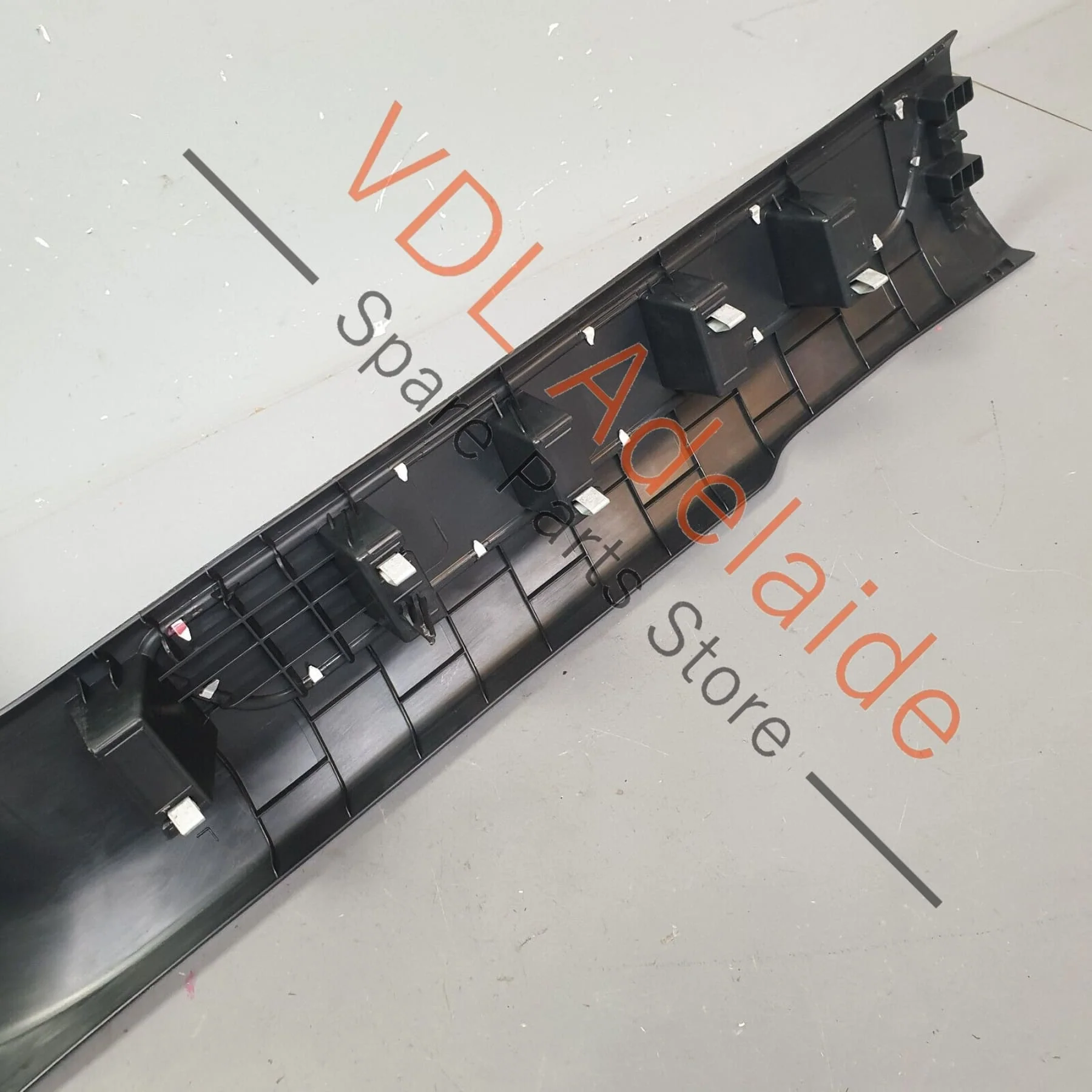 Porsche Panamera 971 Interior Left Lower A-Pillar Trim With Aluminium Sill Trim - Image 10