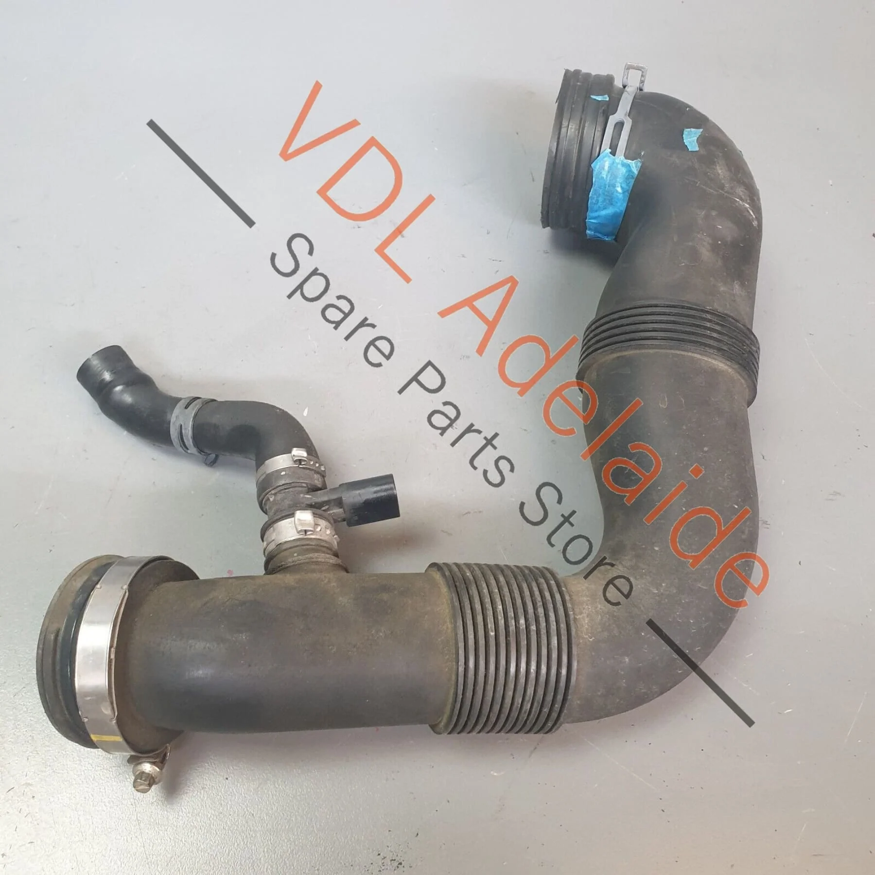 Audi Q7 6.0L V12 4L Left Side Air Intake Hose Pipe 4L0129571B