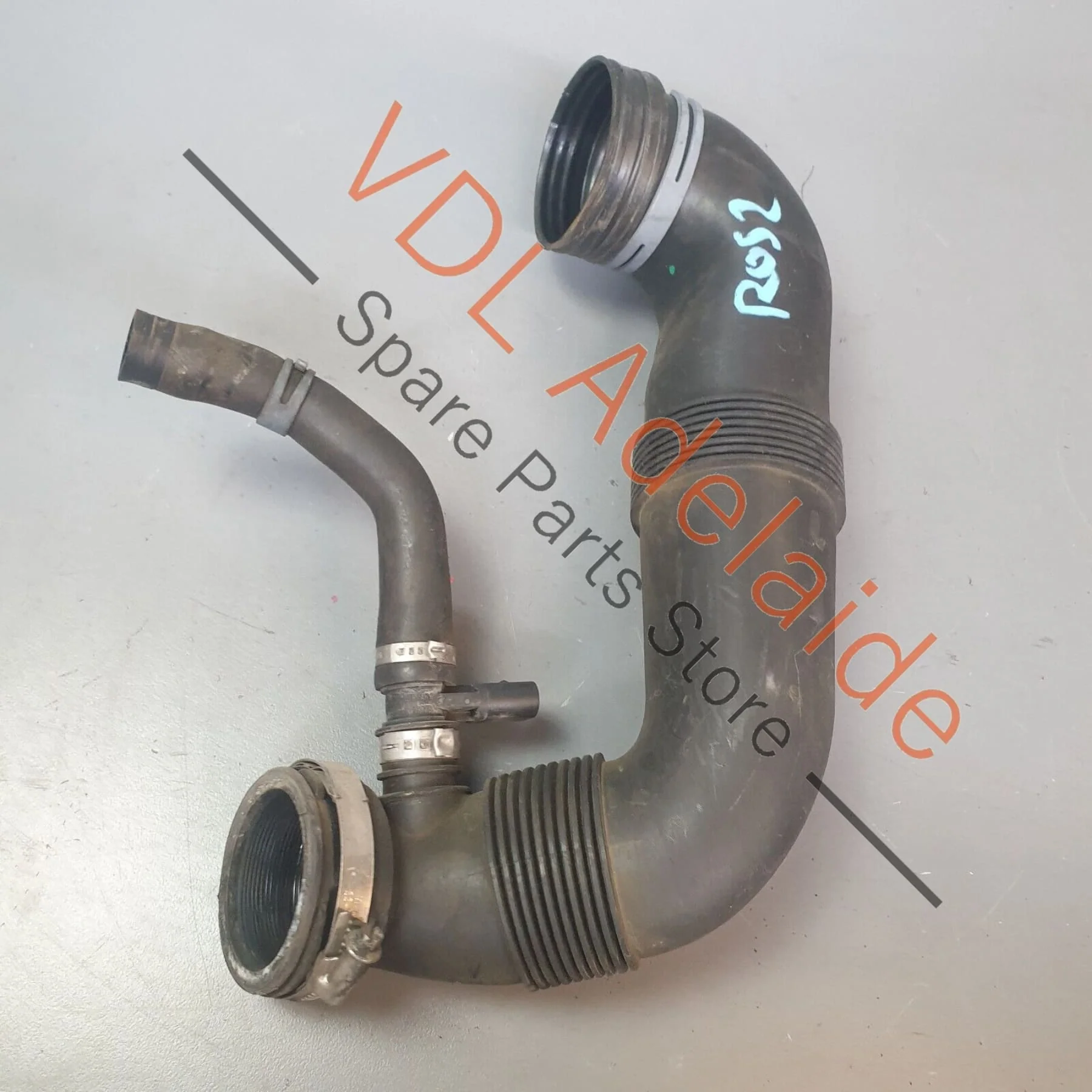 Audi Q7 6.0L V12 4L Right Side Air Intake Hose Pipe 4L0129572B