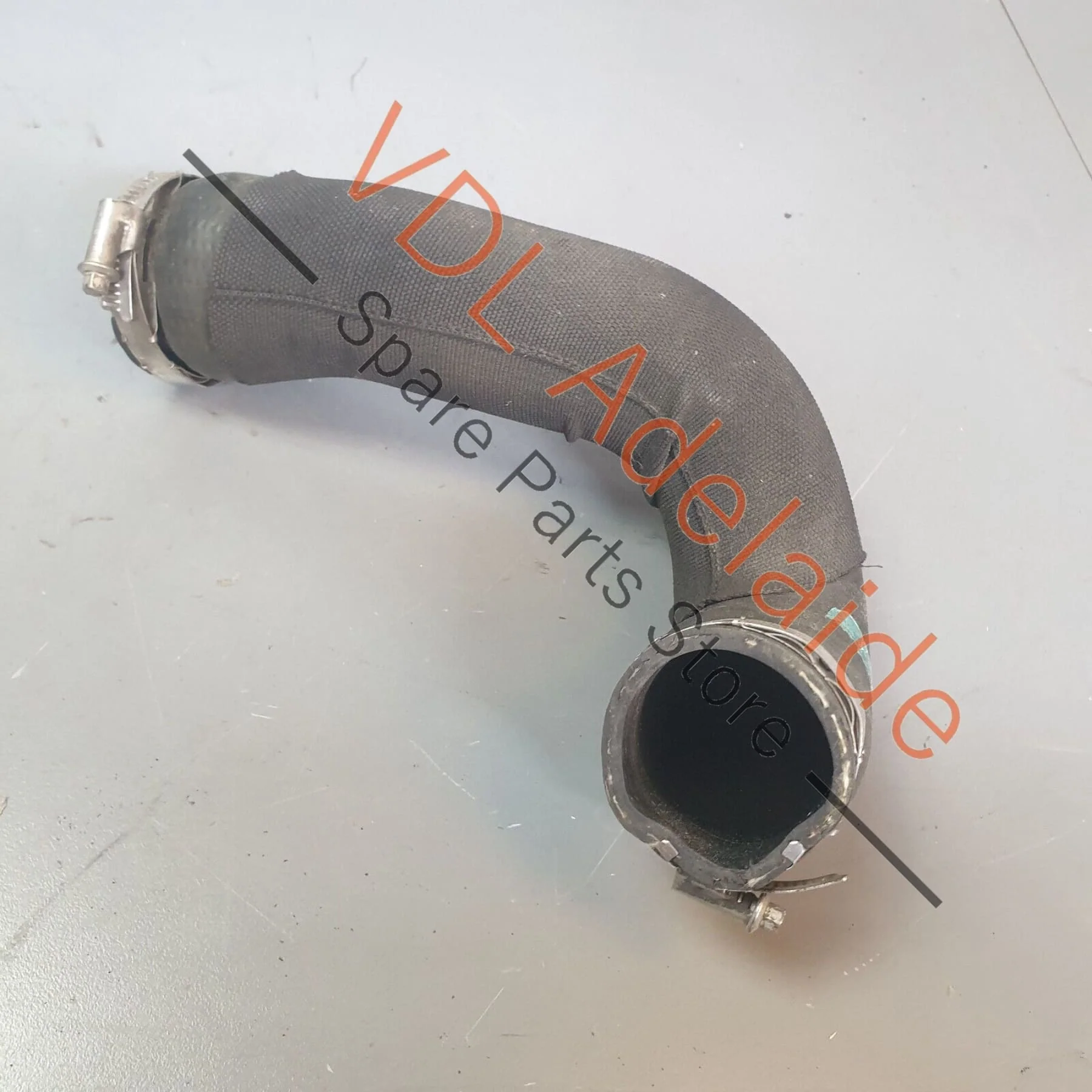 Audi Q7 6.0L V12 4L Left Upper Intercooler Pressure Hose Pipe 4L0145555C