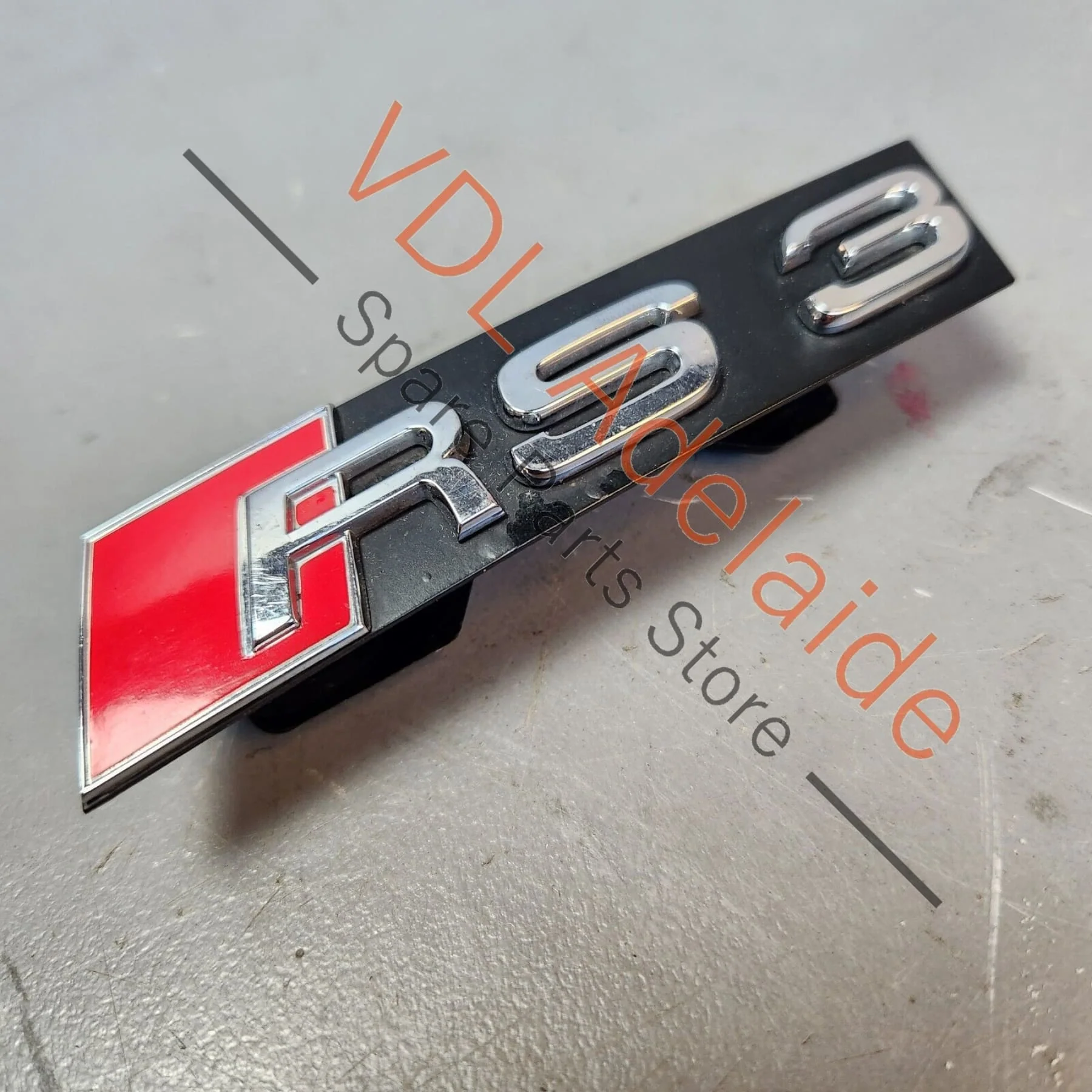 Genuine OEM Audi RS3 8V RS3 Grille Badge Emblem Inscription 8V4853736 2ZZ - Image 3