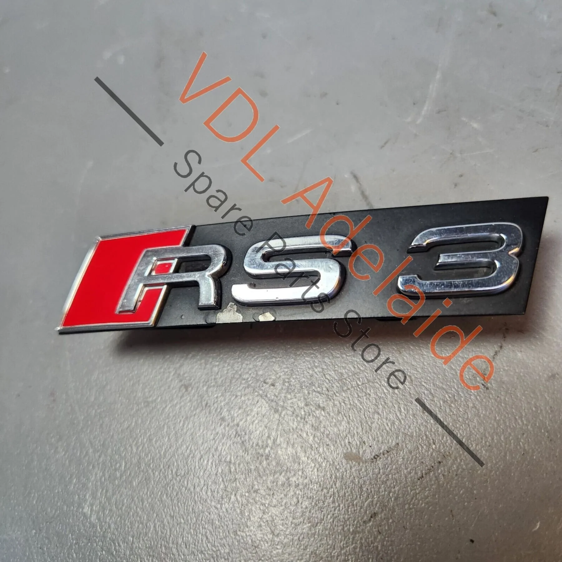 Genuine OEM Audi RS3 8V RS3 Grille Badge Emblem Inscription 8V4853736 2ZZ - Image 5
