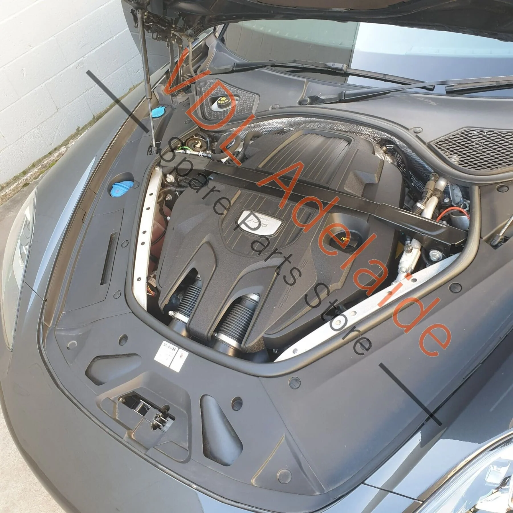 Porsche Panamera 971 Left Front Door Exterior B Pillar Trim Gloss 971853183 - Image 14